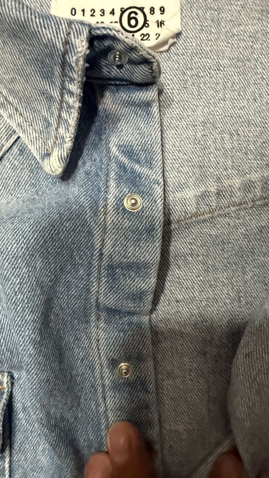 MM6 MM6 Maison Margiela Sleeveless Denim Shirt - Medium Size US M / EU 48-50 / 2 - 3 Thumbnail