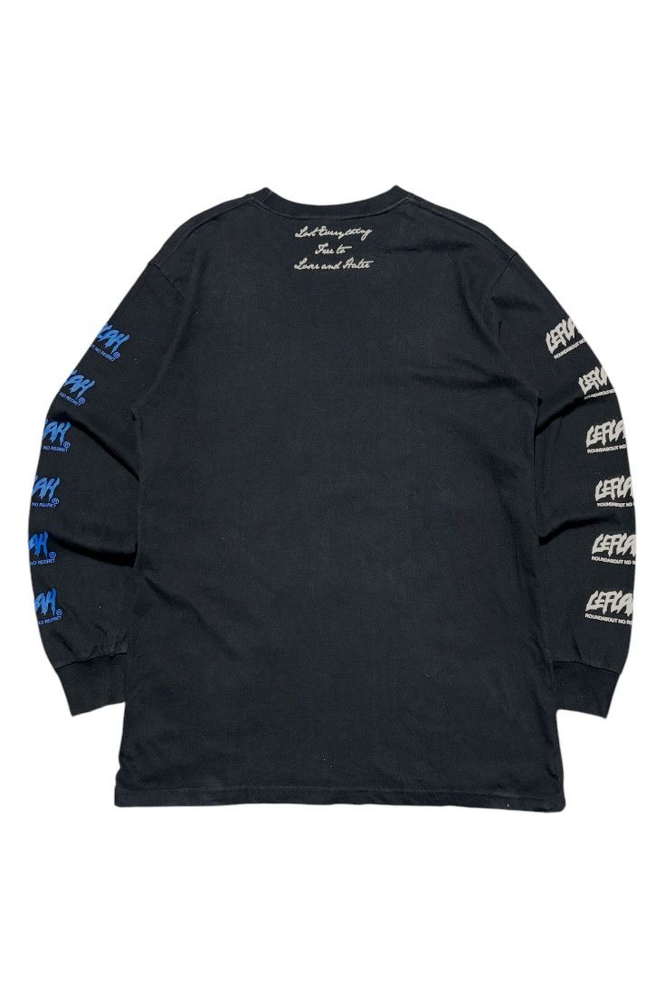 Japanese Brand Leflah skull rawcut longsleeve Size US L / EU 52-54 / 3 - 2 Thumbnail