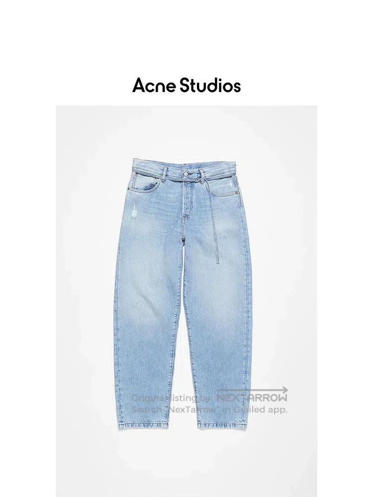 Acne Studios Acne Studios Loose Belt Lace-Up Long Jeans Size US 30 / EU 46 - 5 Thumbnail