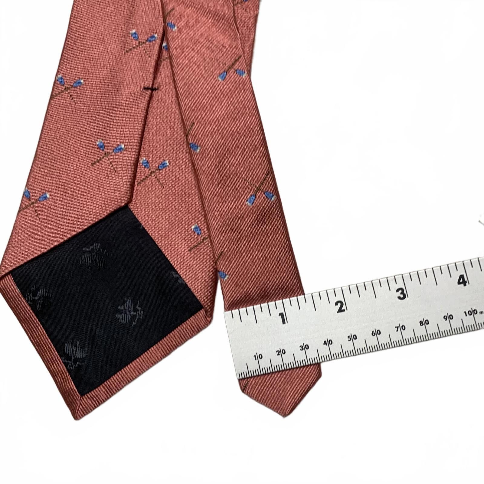 Brooks Brothers Brooks Brothers Men's OSFA Dusty Rose Silk Tie Size ONE SIZE - 9 Thumbnail