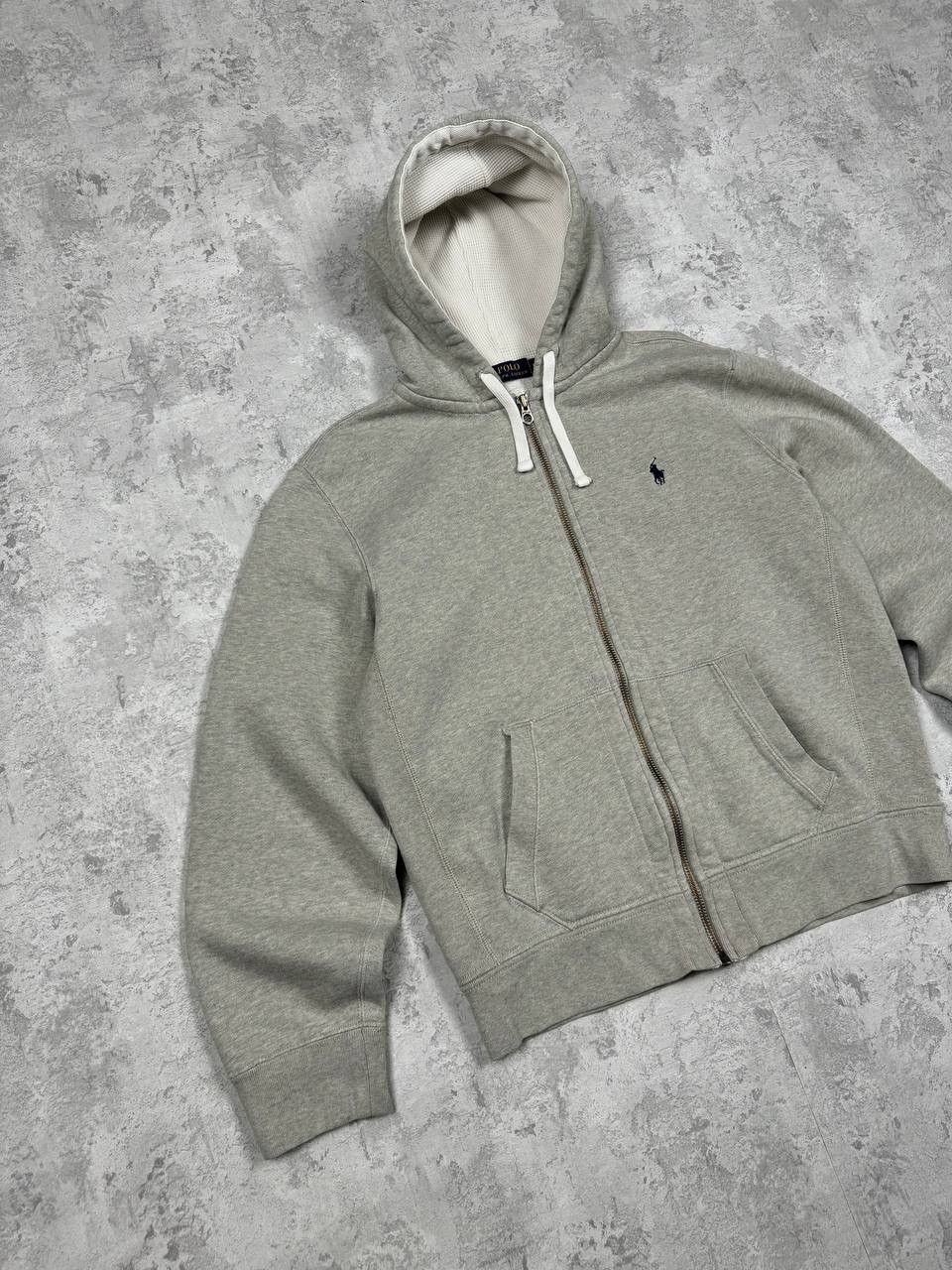 Polo Ralph Lauren Polo Ralph Lauren Y2K Gray Zip Hoodie Size L Size US L / EU 52-54 / 3 - 2 Thumbnail