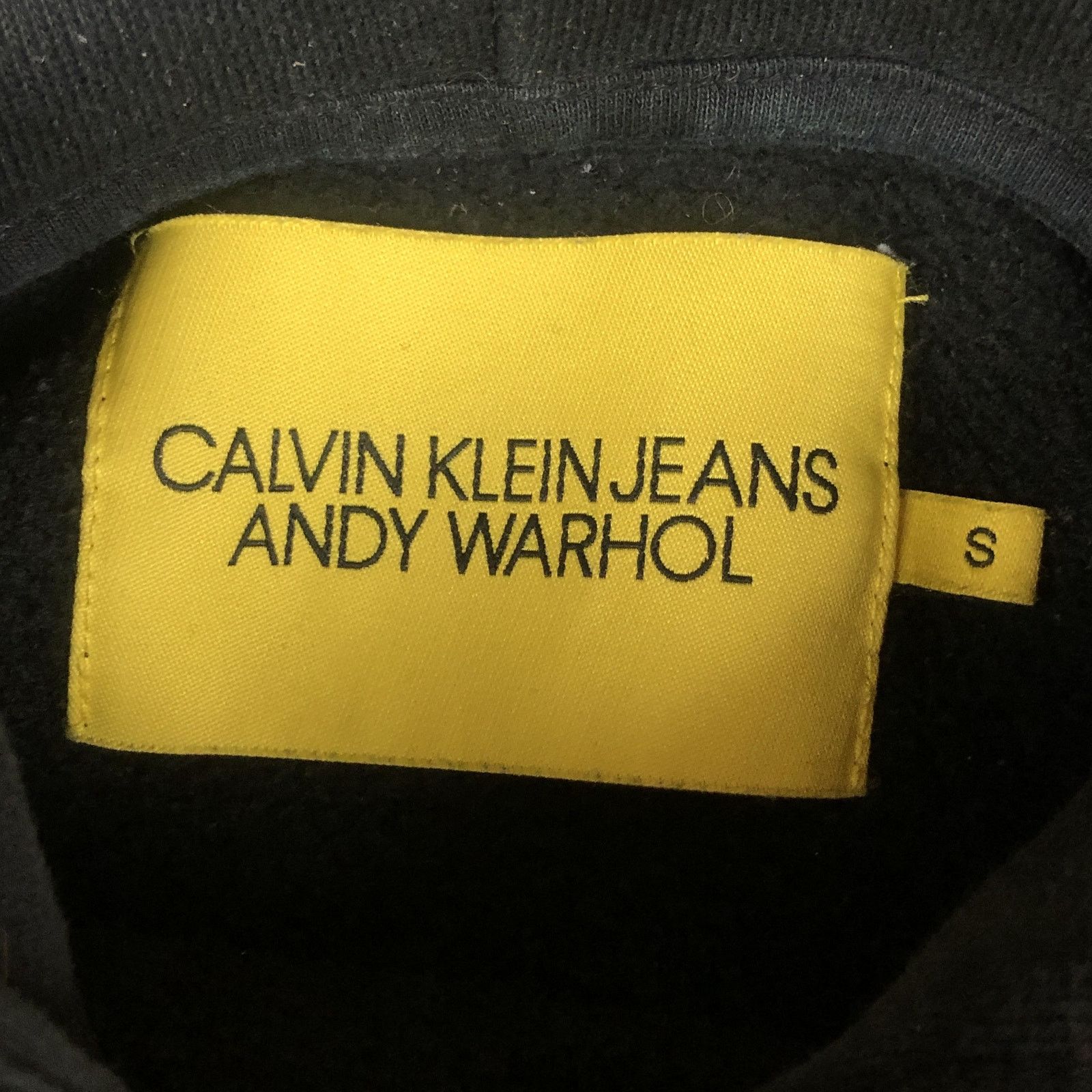 Andy Warhol Raf Simons Era Calvin Klein x Andy Warhol Black Hoodie Size US S / EU 44-46 / 1 - 7 Thumbnail