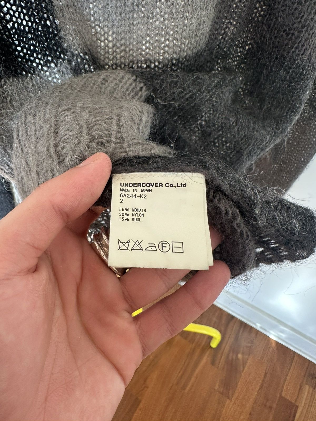 Japanese Brand × Jun Takahashi × Undercover Undercoverism Guruguru Mohair Knit Sweater Size US M / EU 48-50 / 2 - 5 Thumbnail