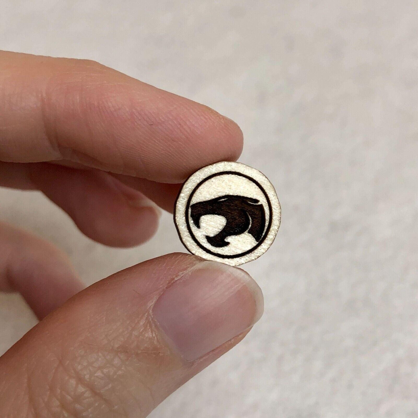 Other Thundercats Logo Wood Stud Earrings Size ONE SIZE - 2 Thumbnail