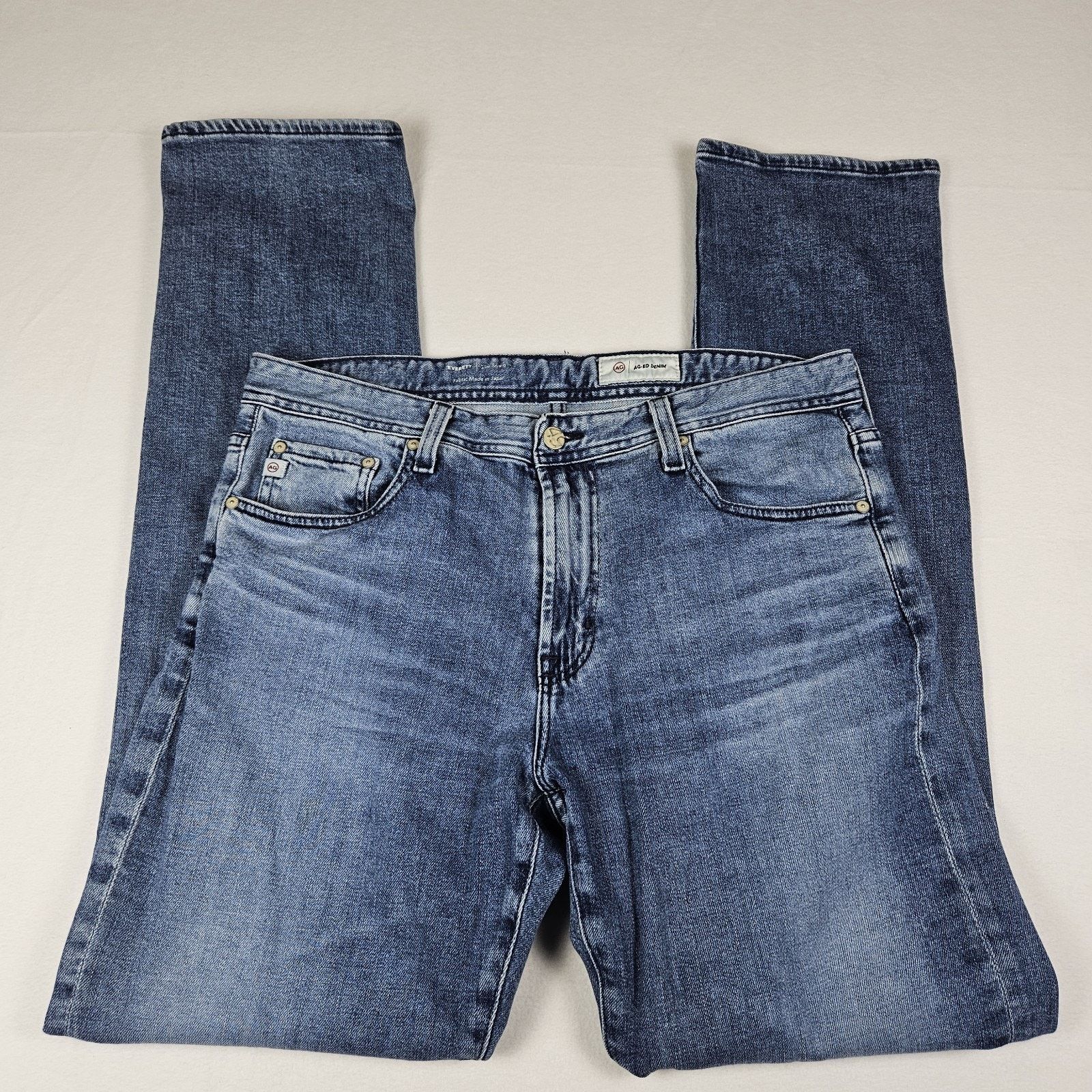 AG Adriano Goldschmied AG Adriano Goldschmied Everett Jean Japanese Denim Size US 33 - 5 Thumbnail