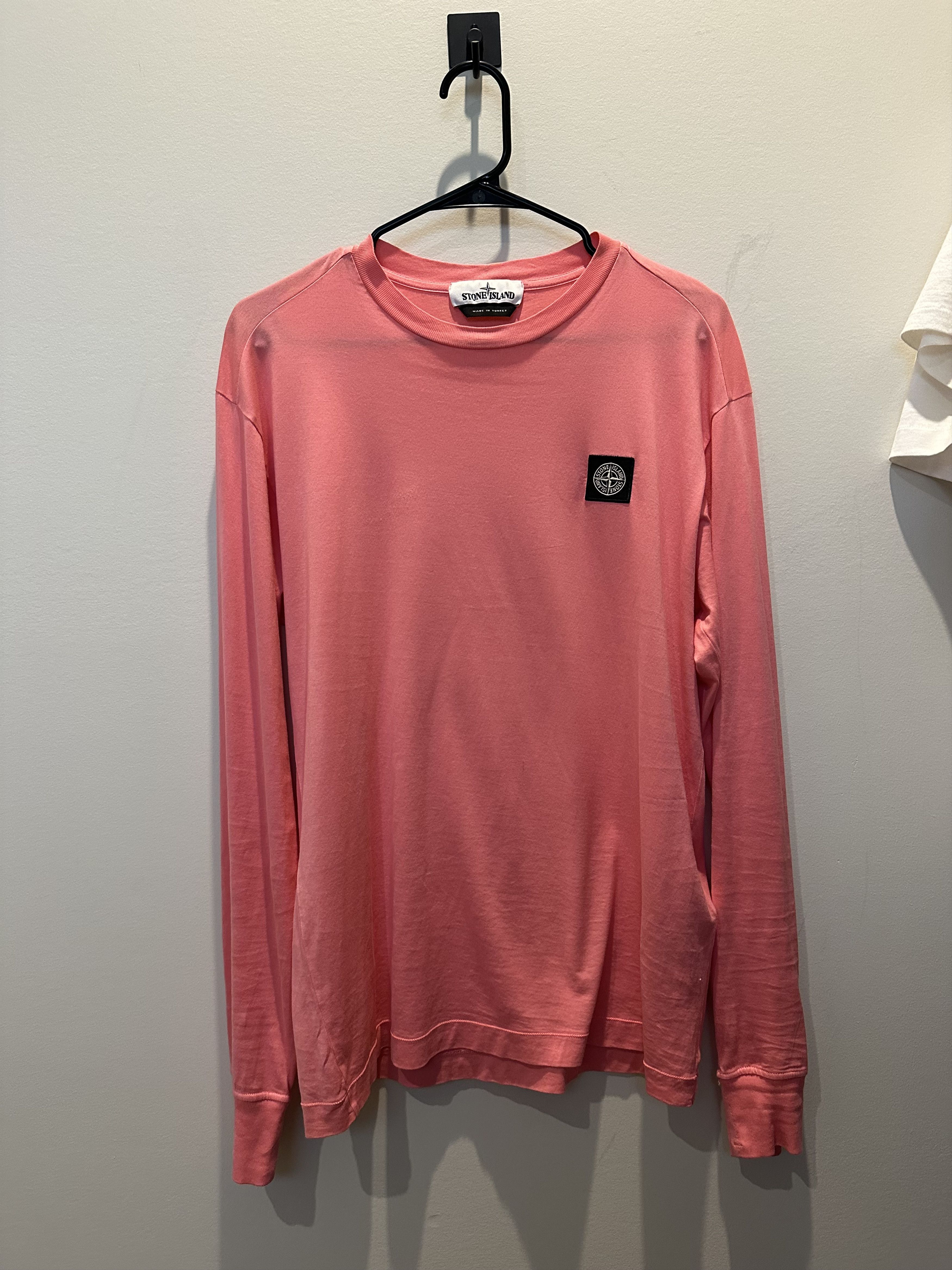 Stone Island Long Sleeve Patch T-Shirt Size US M / EU 48-50 / 2 - 1 Thumbnail