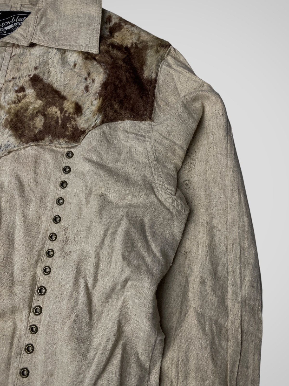 Le Grande Bleu (L.G.B.) Blutenblatt Tribe Unfinished Fur Shirts Size US M / EU 48-50 / 2 - 4 Thumbnail