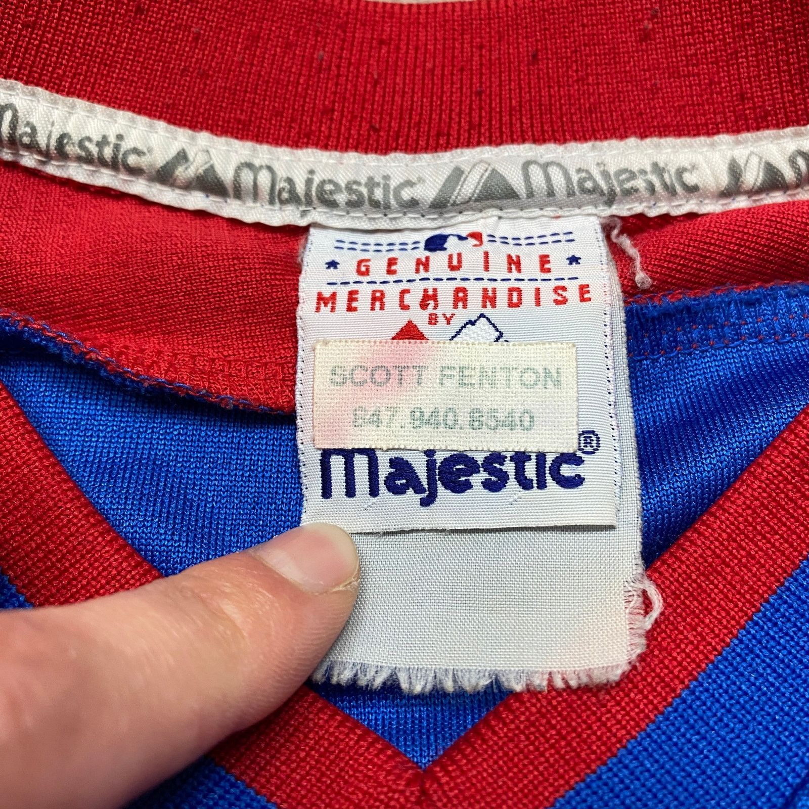 MLB × Majestic × Vintage Vintage Majestic Chicago Cubs Practice Warm Up Jersey 2XL Size US XXL / EU 58 / 5 - 5 Thumbnail