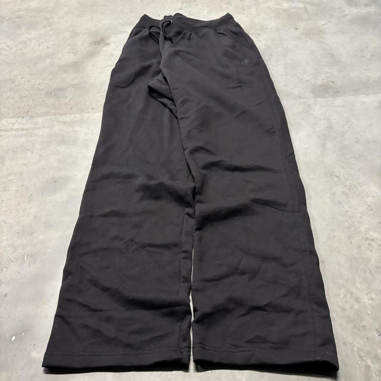 Japanese Brand × Vintage Crazy Vintage Y2K/2000s Baggy Black Streetwear Essential Sweatpants! Size US 34 / EU 50 - 3 Thumbnail