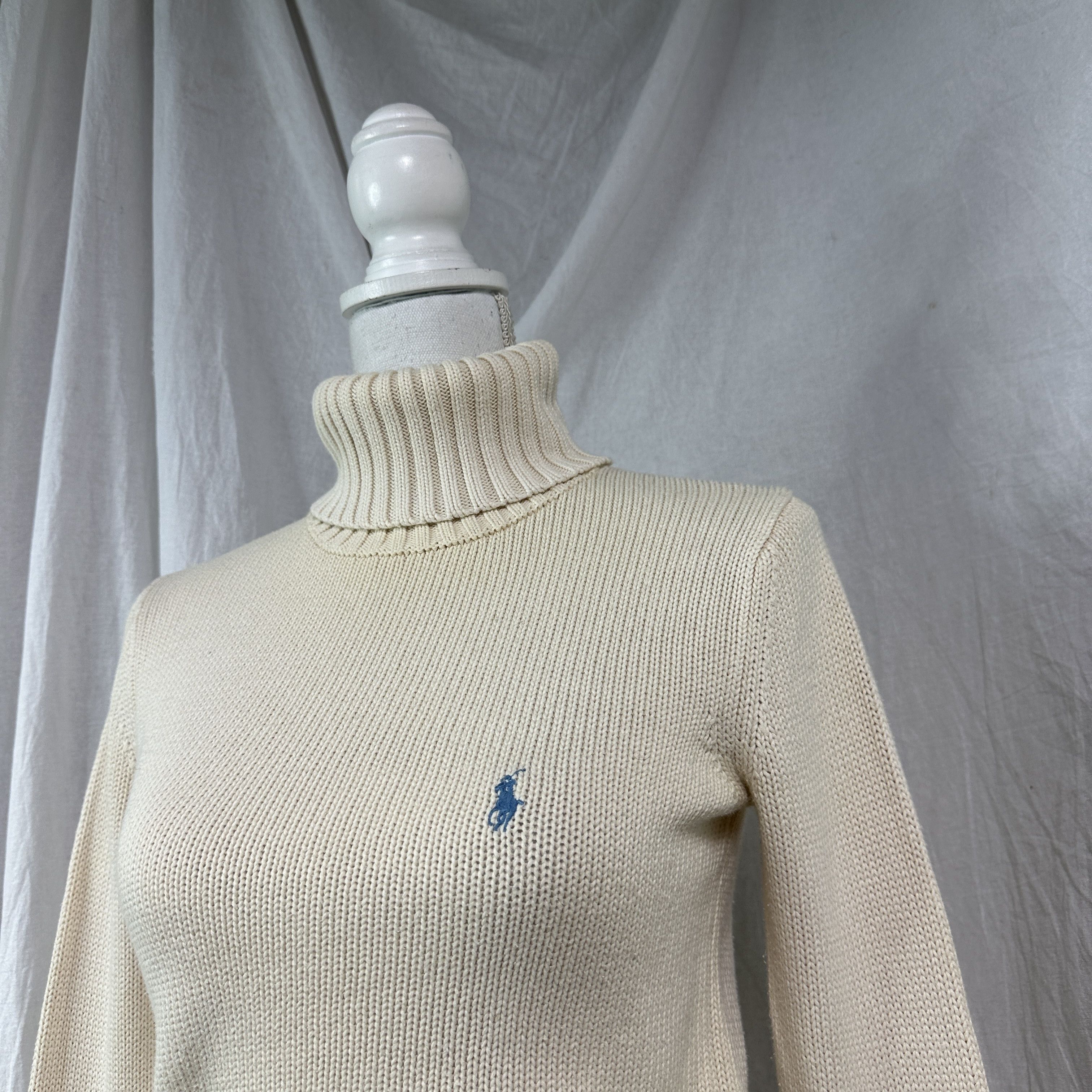 Polo Ralph Lauren Vintage Streetwear Polo Ralph Lauren Turtleneck Sweater 00s Size S / US 4 / IT 40 - 6 Thumbnail