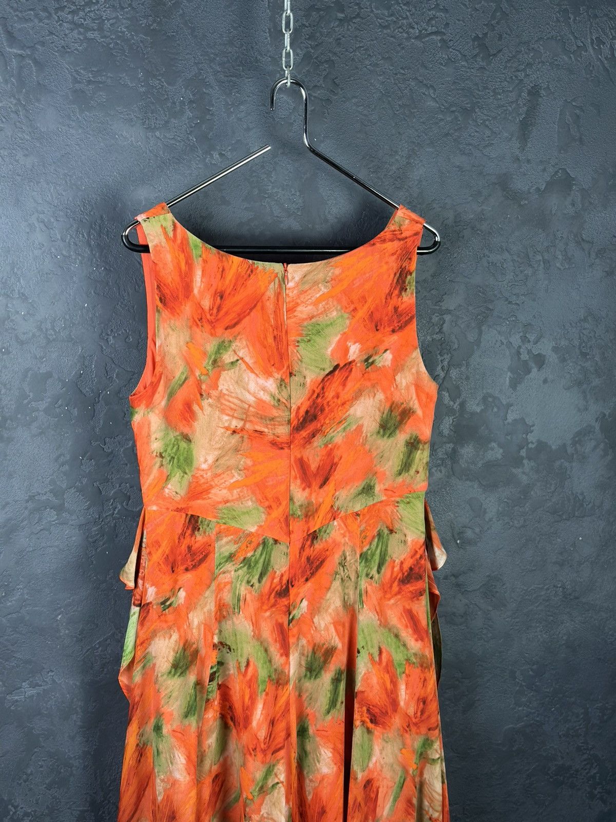Max Mara RRP800$ Women’s Max Mara Studio Silk Midi Dress Floral Print Size XL / US 12-14 / IT 48-50 - 7 Thumbnail