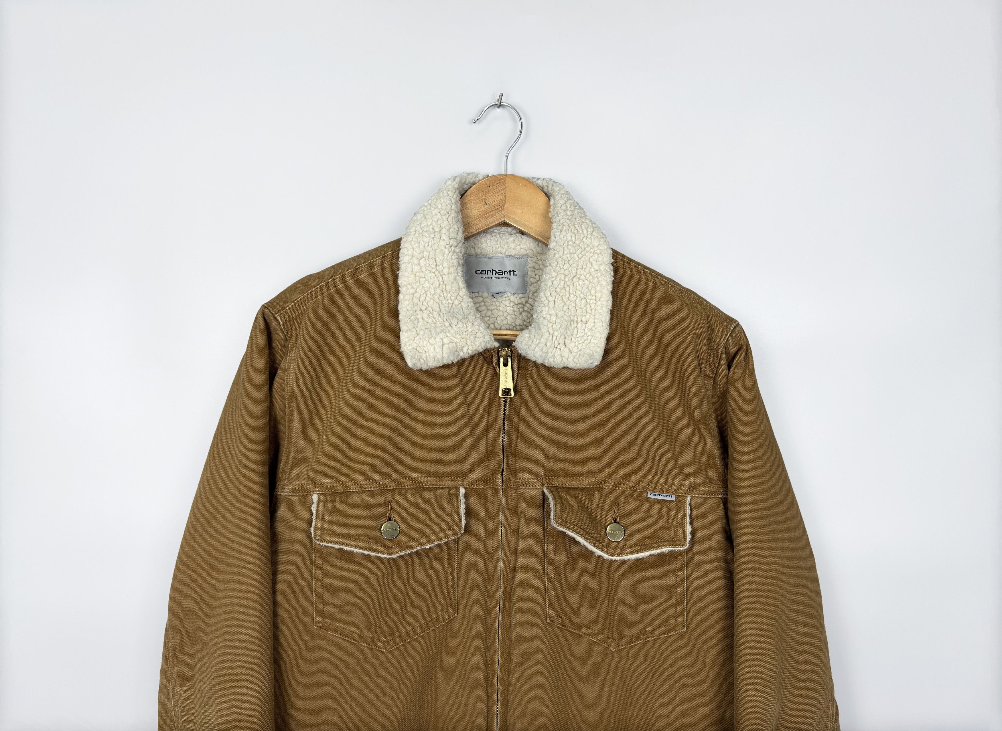 Carhartt Wip Carhartt WIP Miles Sherpa Canvas Jacket Size US M / EU 48-50 / 2 - 2 Thumbnail