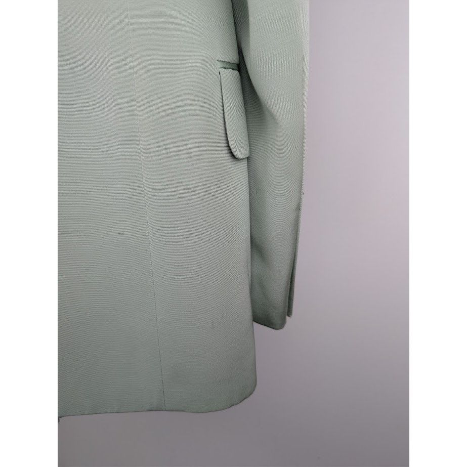 Tom Ford o1rshd1 Double Breasted Jacket in Light Green Size US M / EU 48-50 / 2 - 14 Thumbnail