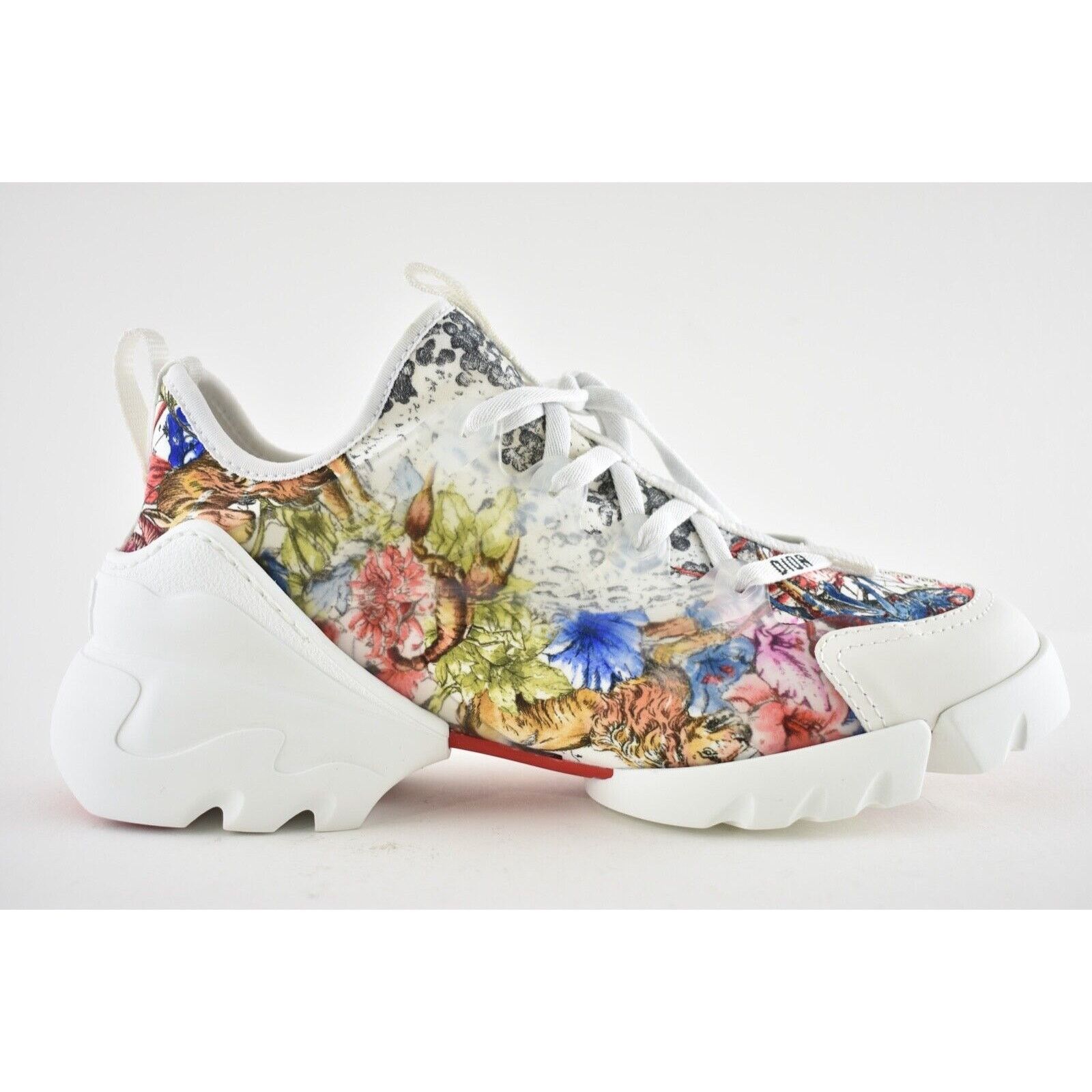 Dior D Connect Zodiac Printed Lace Up Flat Trainer Sneaker 40 Size US 10 / IT 40 - 2 Thumbnail