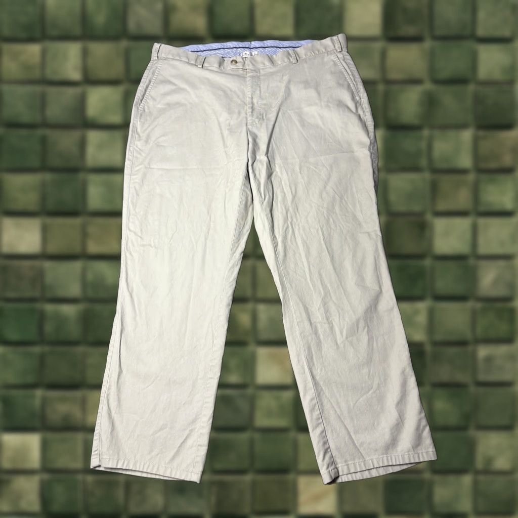 Peter Millar Peter Millar Pants Men 40x30 Twill Soft Chino Khaki Tan Pima Golf Regular Mens Size US 40 / EU 56 - 1 Thumbnail