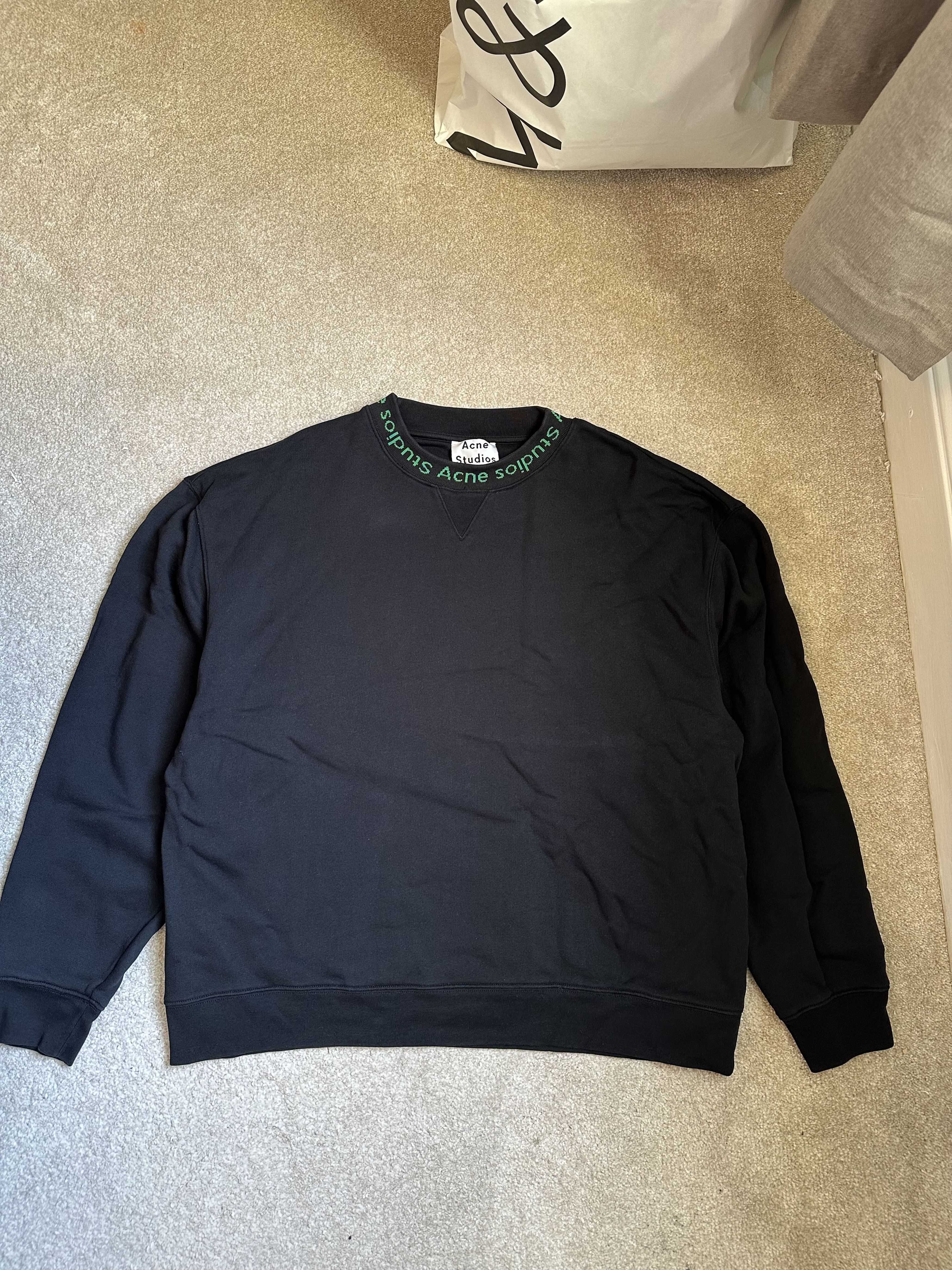 Acne Studios Ssense exclusive flogo sweatshirt Size US XL / EU 56 / 4 - 1 Thumbnail