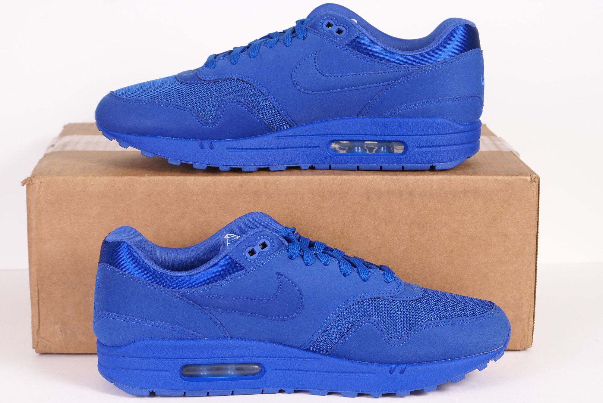 Nike 2017 Nike Air Max 1 Premium TONAL PACK BLUE Royal 875844 400 Size US 10.5 / EU 43-44 - 2 Thumbnail