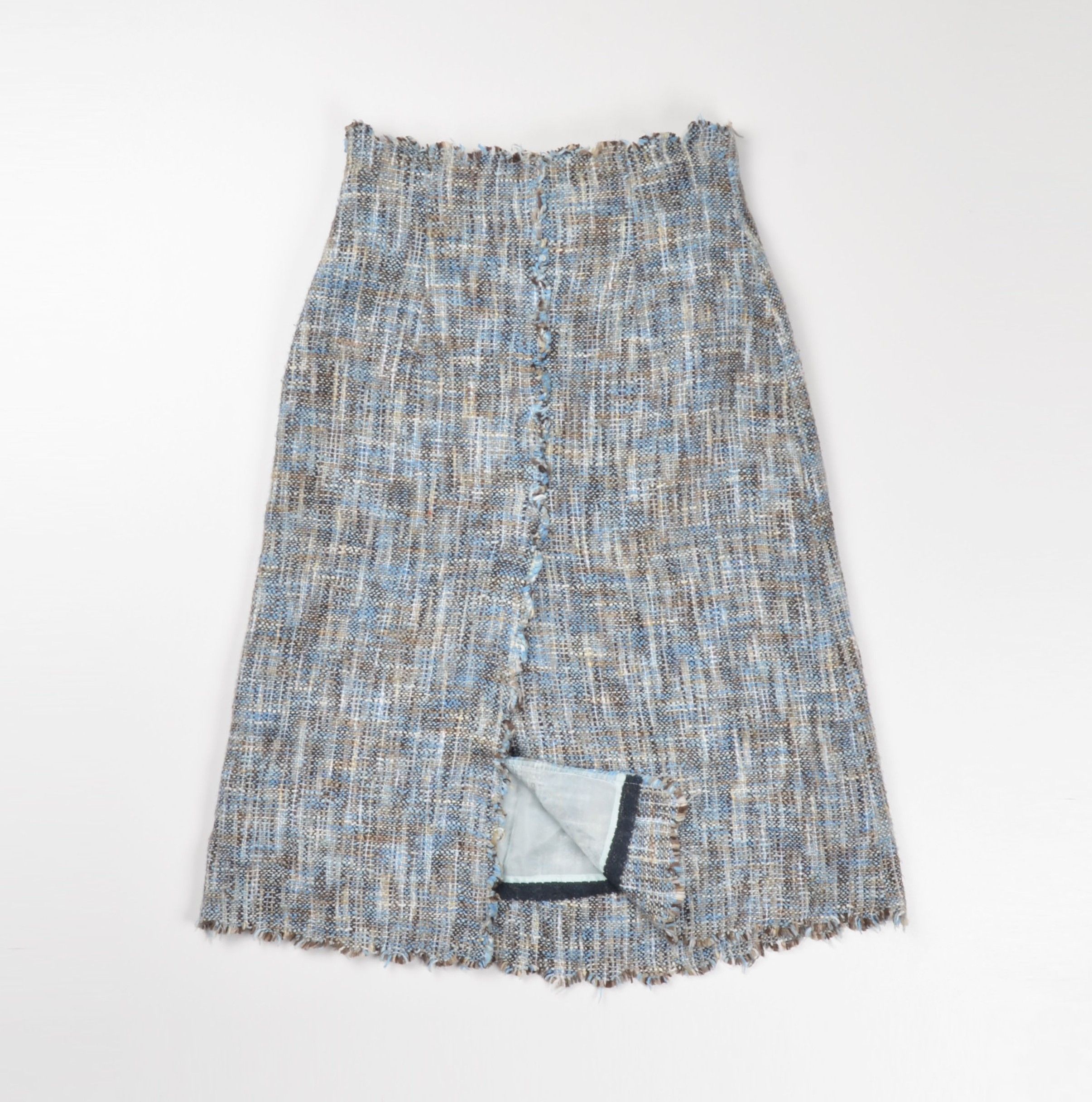 Vintage Paul Smith Tweed Multicolor Knee Length A-line Skirt