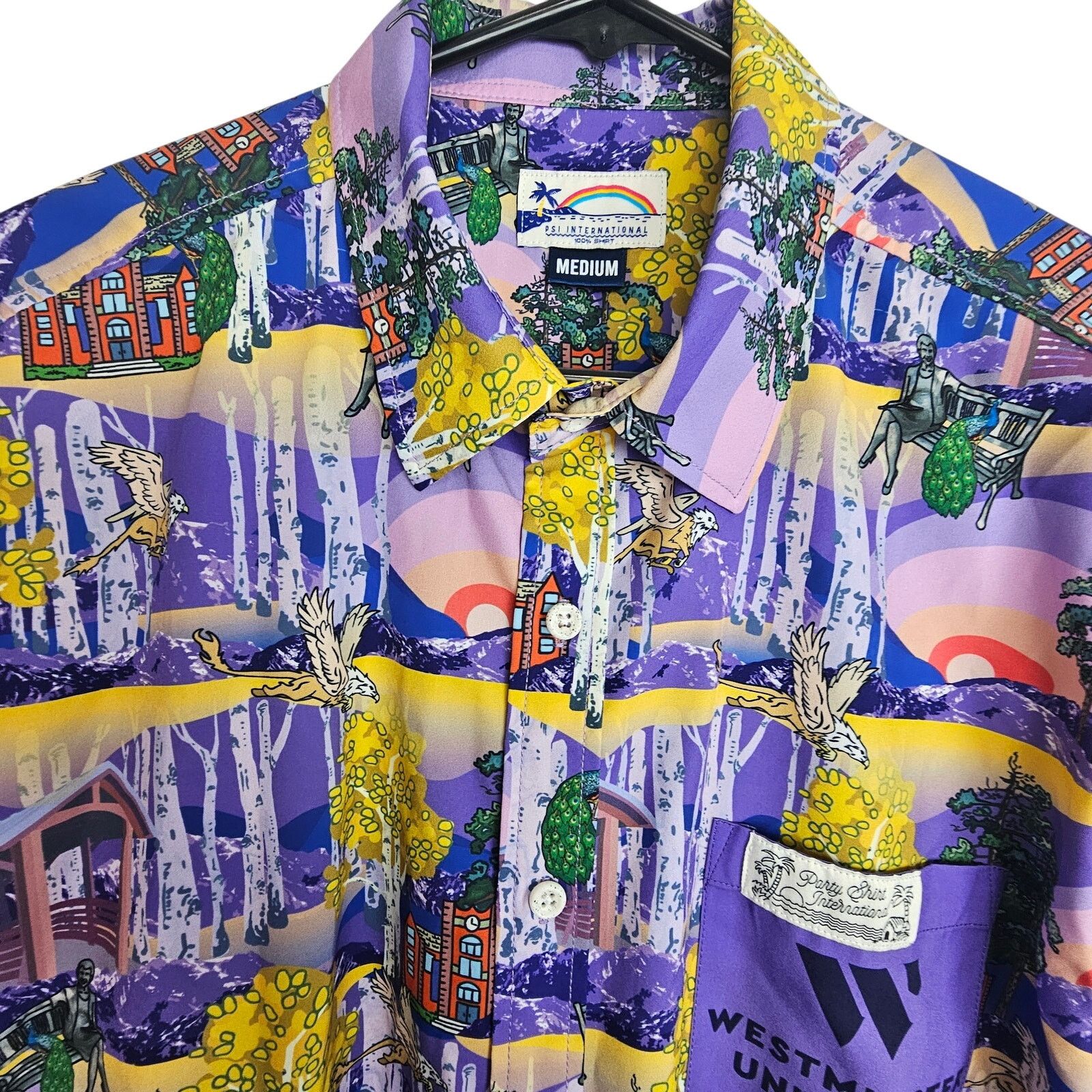 Paige PSI International Mens Shirt Size M Westminster University Size US M / EU 48-50 / 2 - 2 Thumbnail