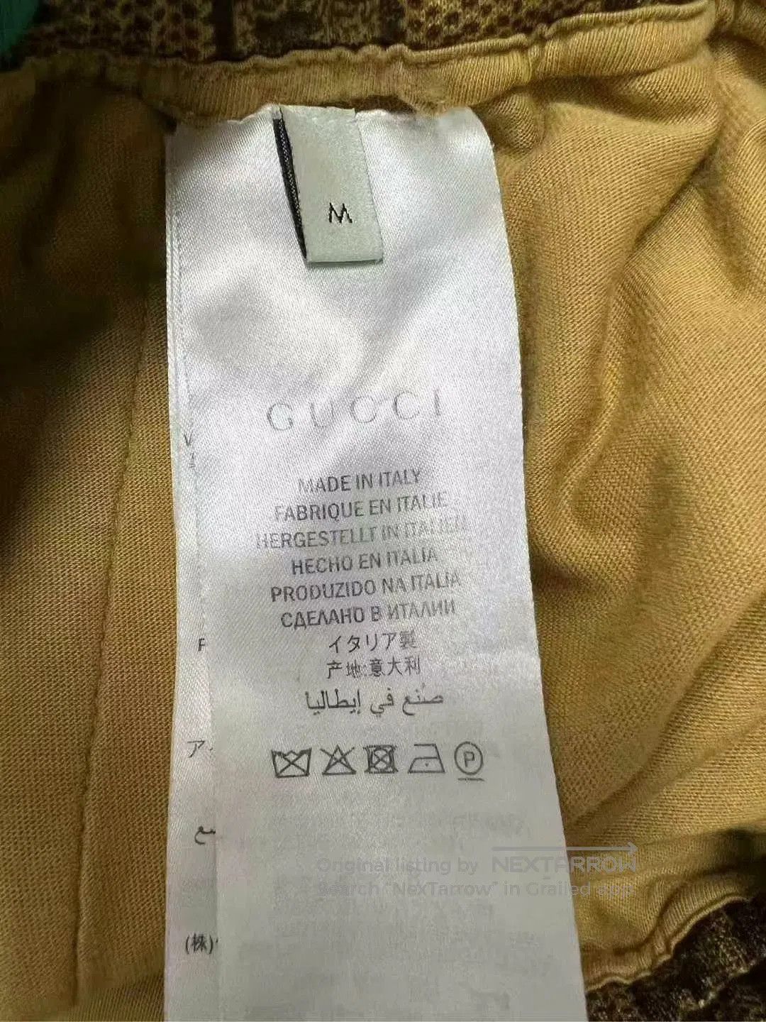 Gucci gucci logo long pants in beige. Size 30" / US 8 / IT 44 - 4 Thumbnail