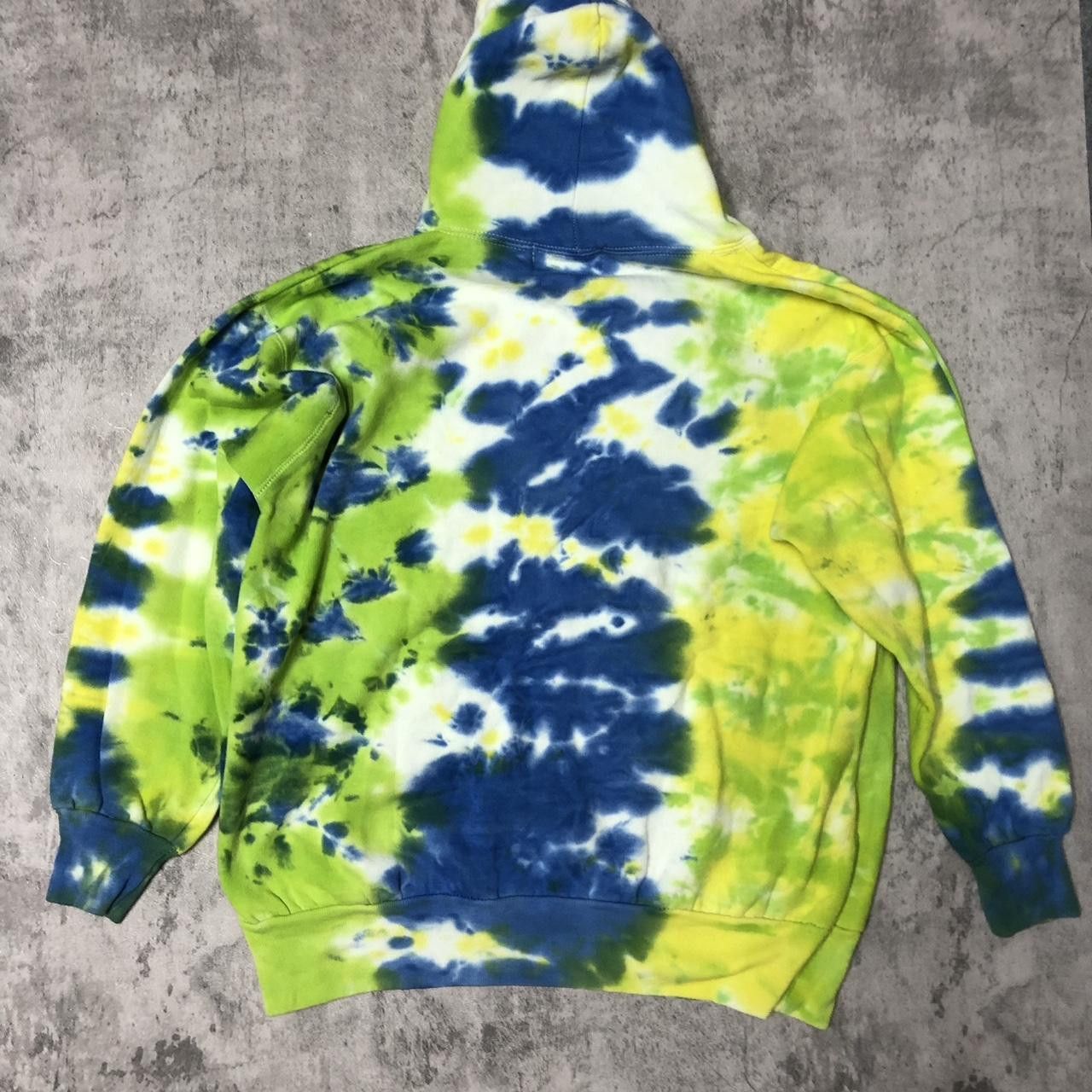 Other Jon Lauren tie dye hoodie - green and blue streetwear Size US S / EU 44-46 / 1 - 5 Thumbnail