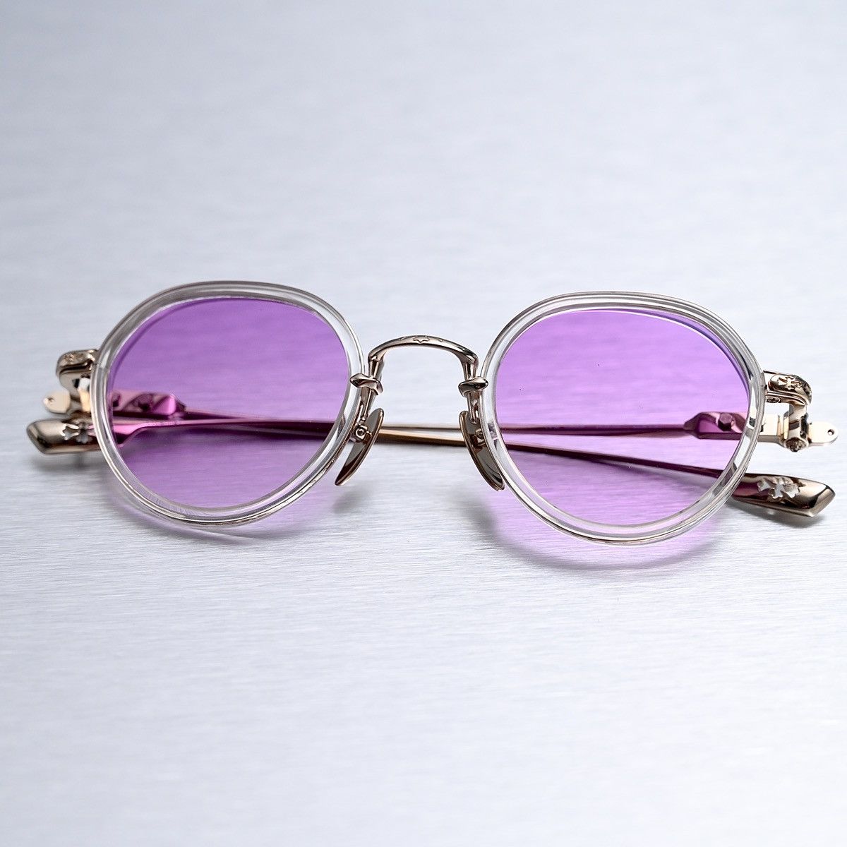 Chrome Hearts CHROME HEARTS SEX T-9 CRYSTAL GP TOKYO NIGHT SUNGLASSES Size ONE SIZE - 9 Thumbnail