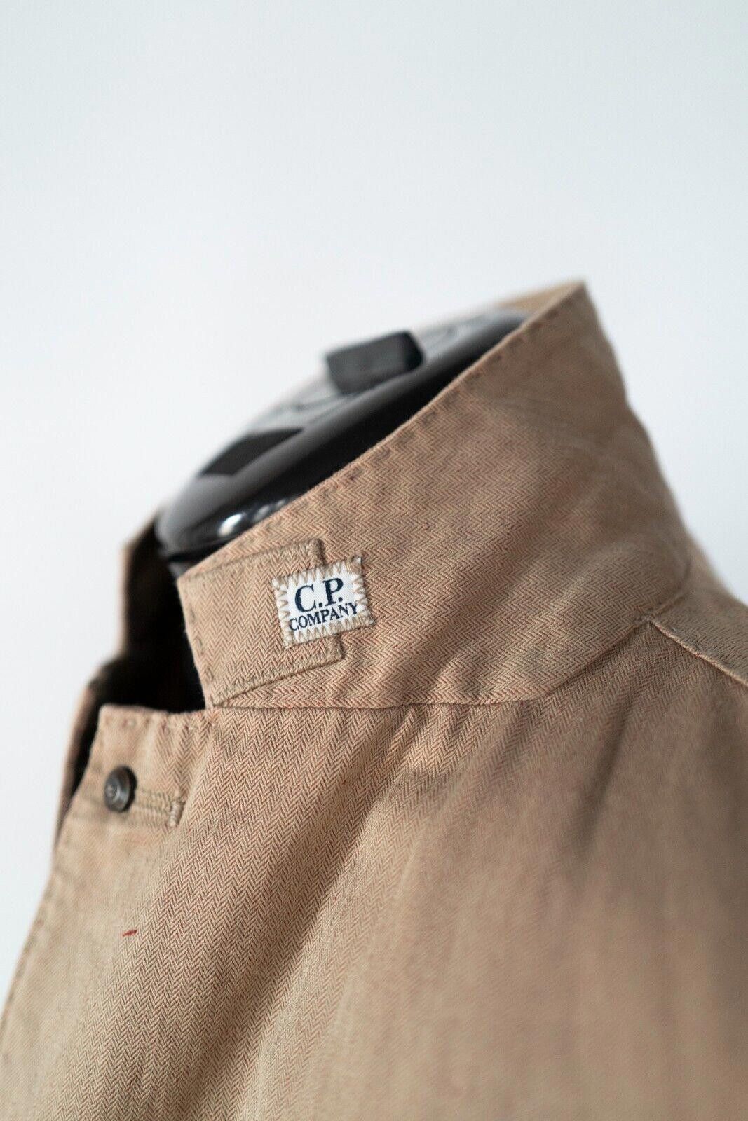 C.P. Company Vintage C.P. Company Tan Linen Blazer Sz. XL Size US XL / EU 56 / 4 - 5 Thumbnail