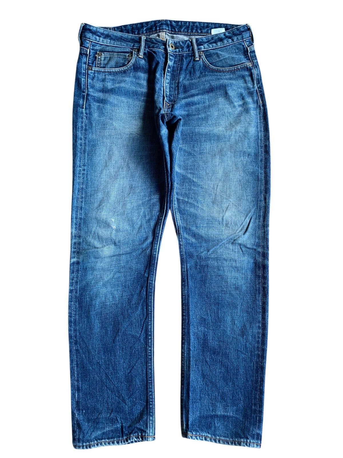 Japanese Brand × Kapital × Vintage JAPAN BLUE JEANS SELVEDGE DISTRESSED DENIM Size US 33 - 1 Thumbnail