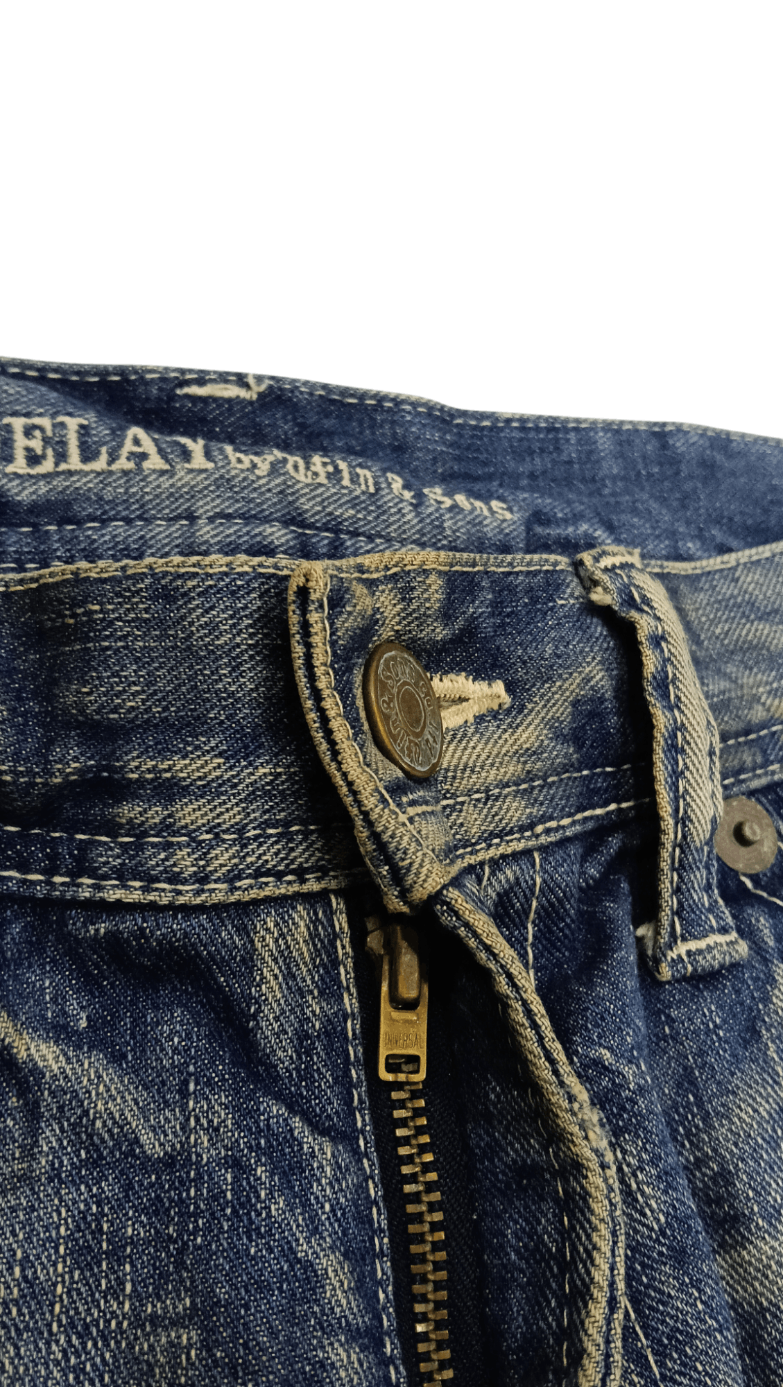 Designer DELAY UFin & Sons Distressed Flare Denim Japan (S316) W32 Size US 32 / EU 48 - 3 Thumbnail