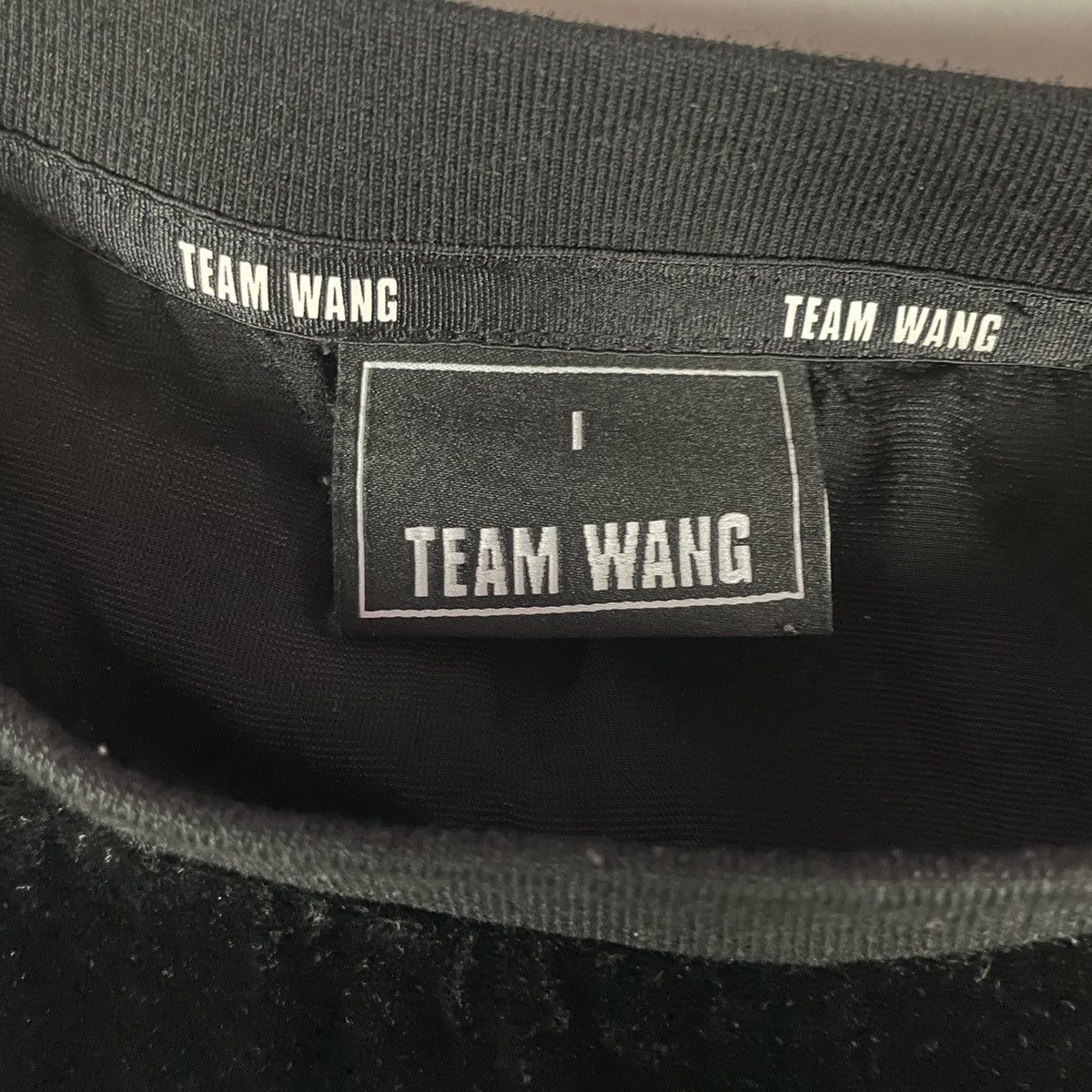 TEAM WANG Team Wang Printed Logo Velvet T-Shirt Size US L / EU 52-54 / 3 - 6 Thumbnail