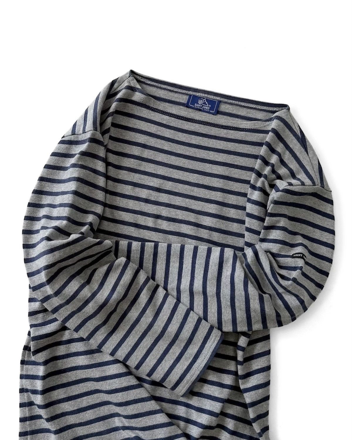 VINTAGE 90s SAINT JAMES BRETON STRIPE SHIRT
