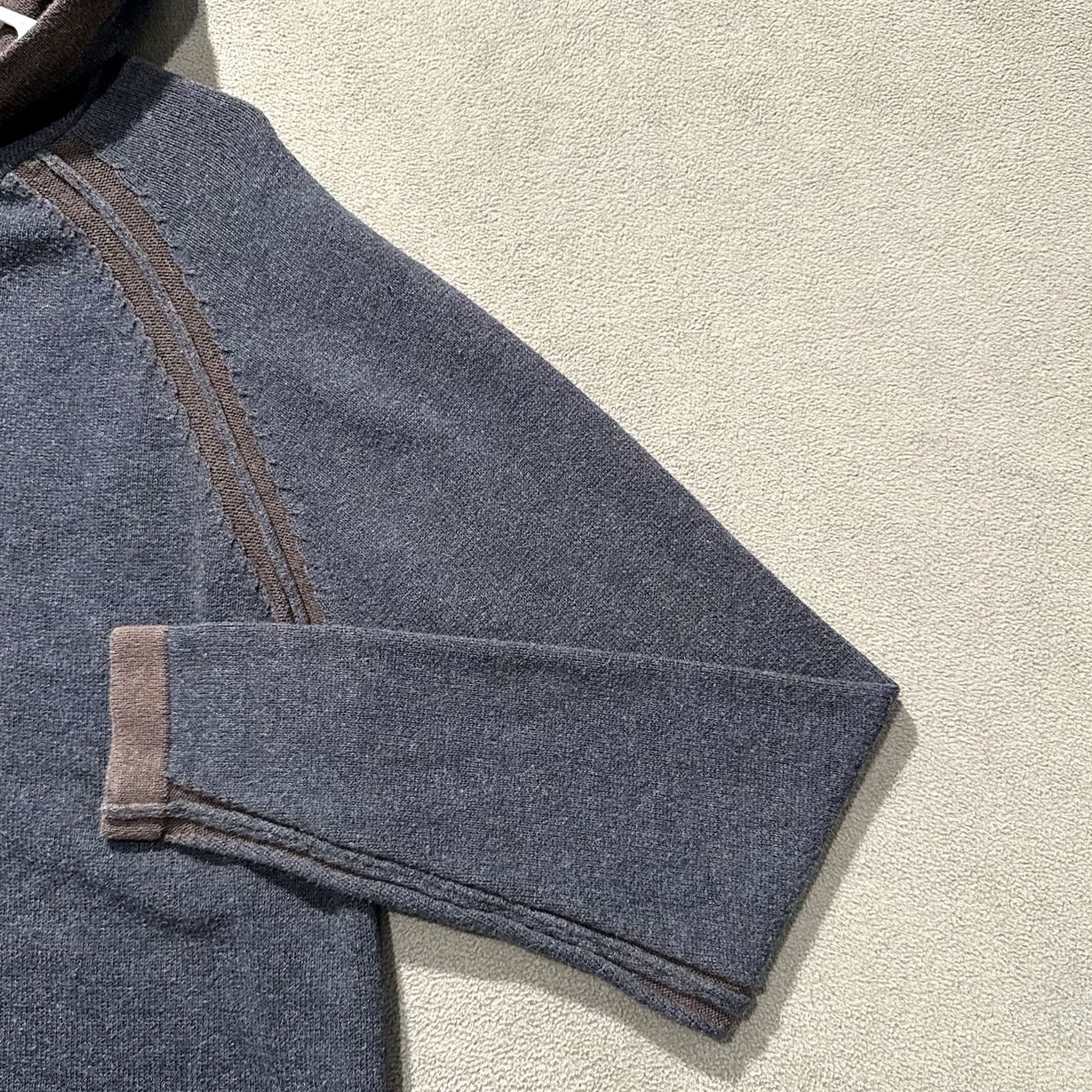 Carbon2Cobalt carbon2cobalt Hoodie Mens M Blue Cotton Cashmere Blend Sweatshirt Henley Size US M / EU 48-50 / 2 - 7 Thumbnail