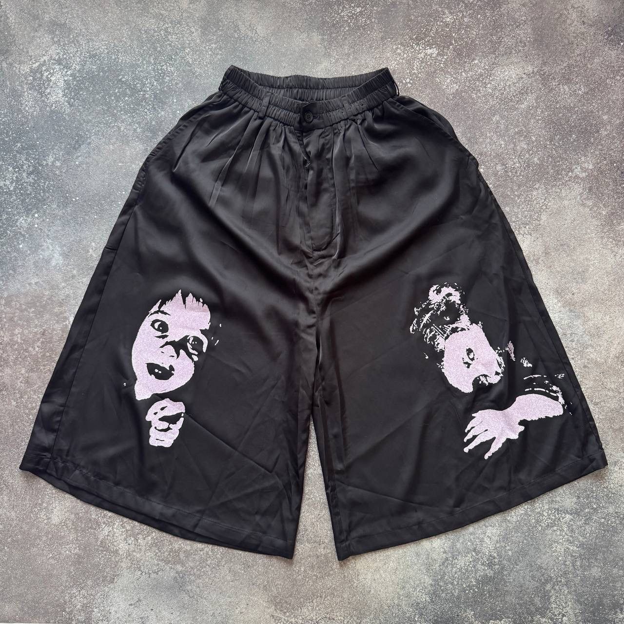 Yohji Yamamoto Pour Homme SS22 O-Beroko Silk Wide Shorts