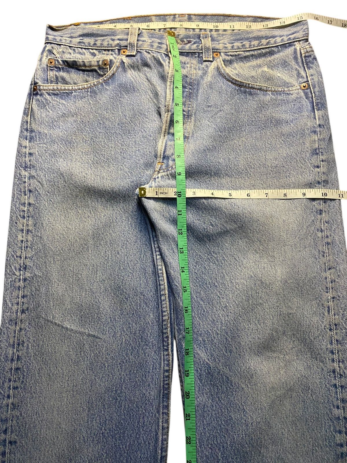 Levi's Vintage Levis 501 80’s Blue Wash Loose Jeans Size US 30 / EU 46 - 12 Thumbnail