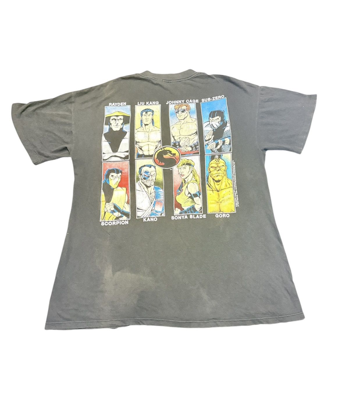 Vintage Vtg 90s Mortal Combat video game tee Size US L / EU 52-54 / 3 - 2 Thumbnail