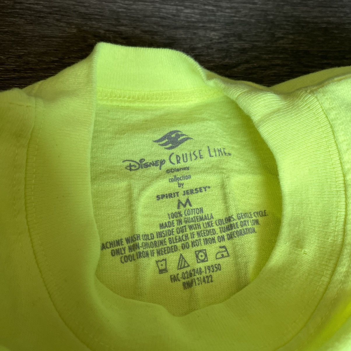 Disney × Vintage New Vintage Disney Cruise Line Neon Green Spirit Jersey Tee Size US M / EU 48-50 / 2 - 5 Thumbnail