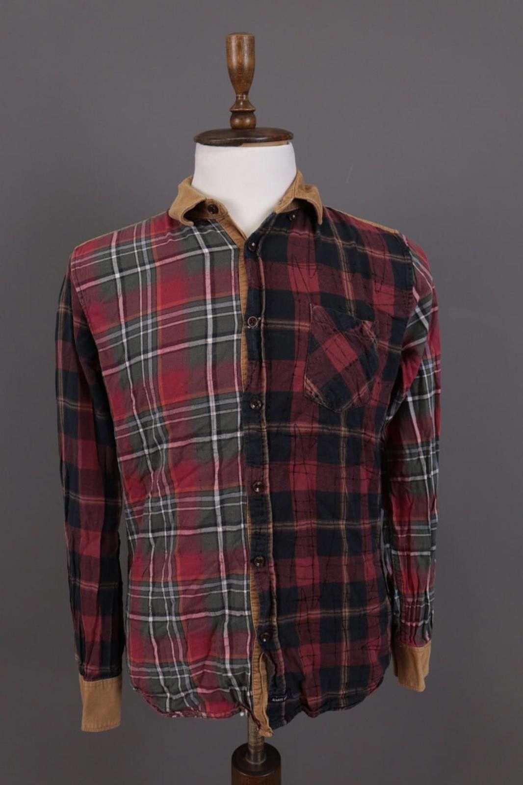 Desigual Desigual Mulricolor Check Flannel Button Down Shirt Size M Size US M / EU 48-50 / 2 - 1 Thumbnail
