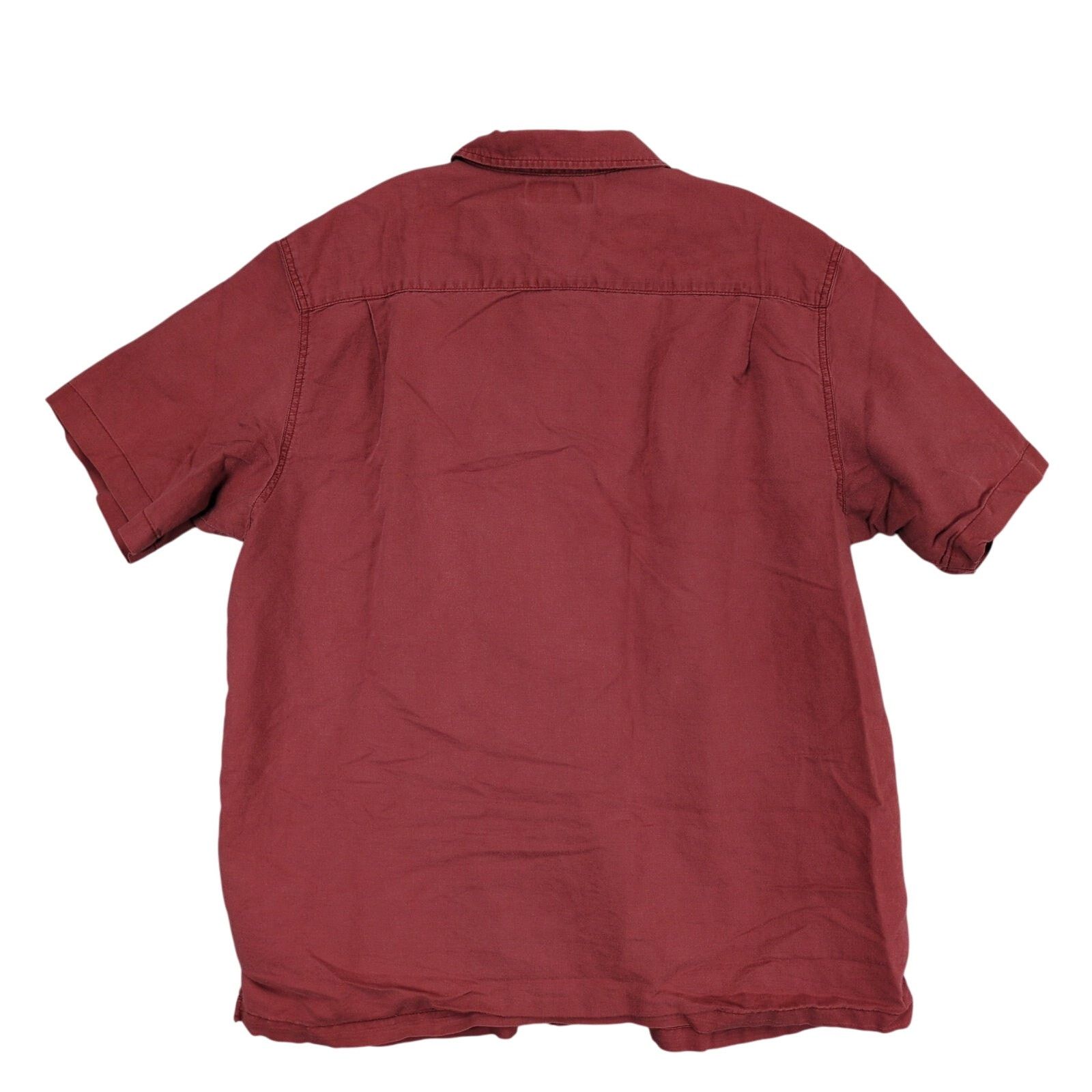 Columbia Columbia Men's XL Red Button Up Short Sleeve Pocket Shirt Size US XL / EU 56 / 4 - 3 Thumbnail