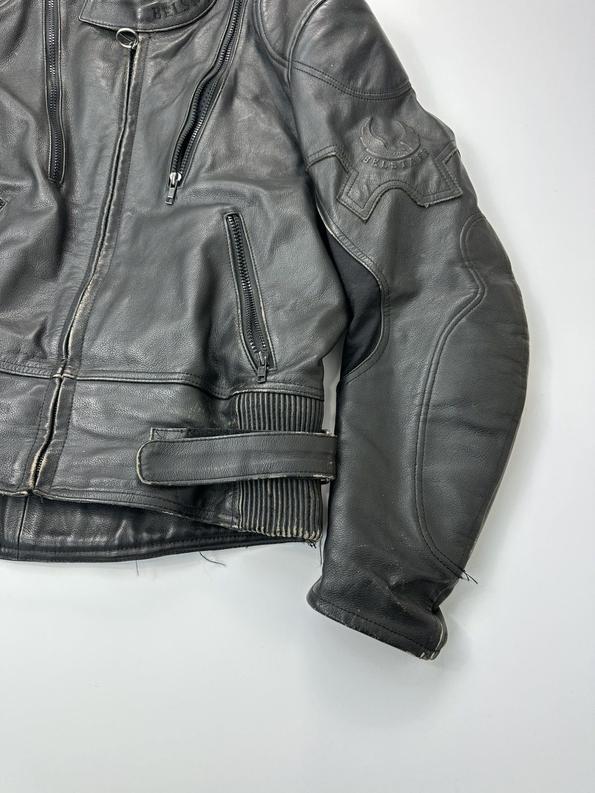 Belstaff Belstaff Motorcycle Black Leather Heavyweight Jacket Black Size US M / EU 48-50 / 2 - 10 Thumbnail