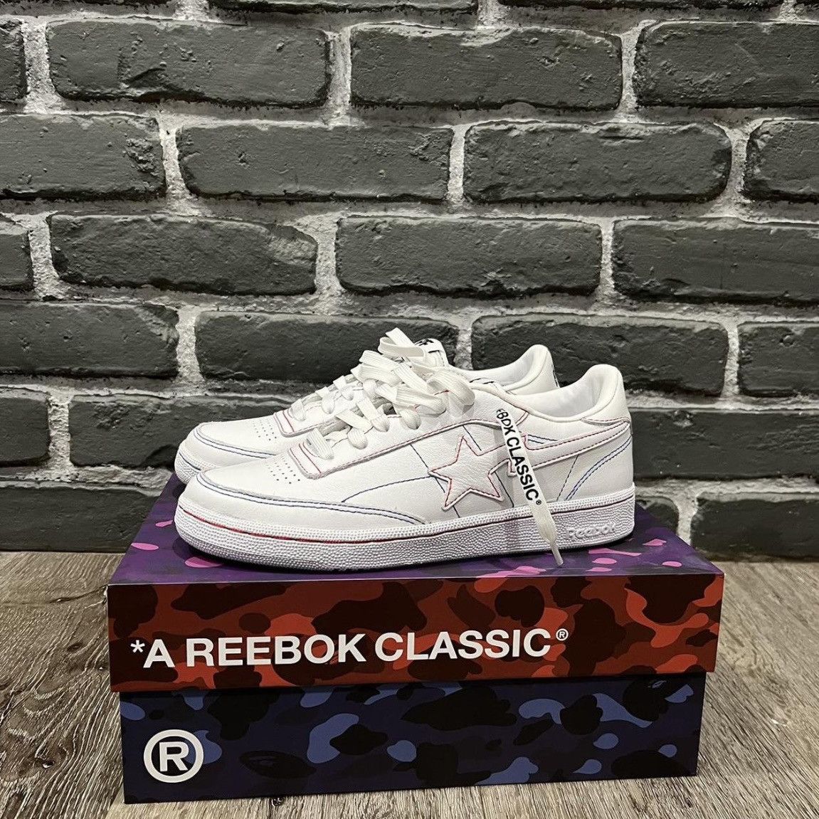 Reebok BAPE x Club C 85 ‘White’ (2022)