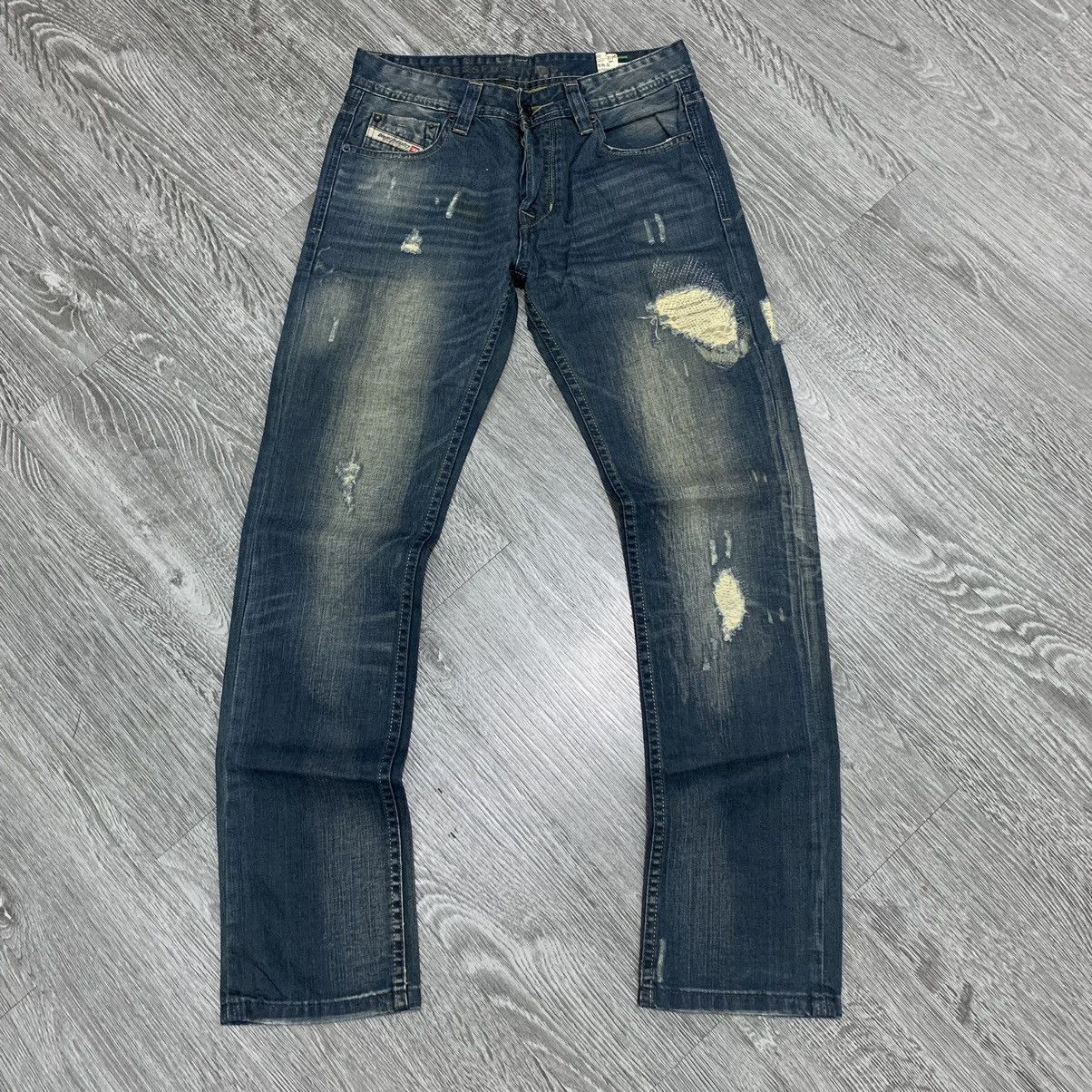 Diesel Zatiny Distressed Denim Pant