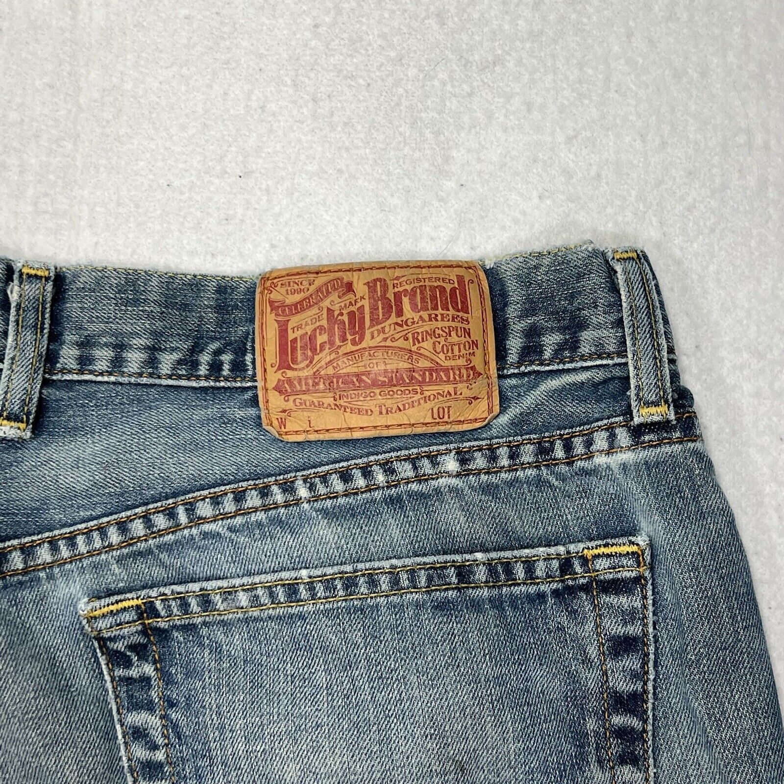 Lucky Brand Vintage Lucky Brand Gene Montesano Boot Cut Denim Jeans USA Size US 36 / EU 52 - 9 Thumbnail