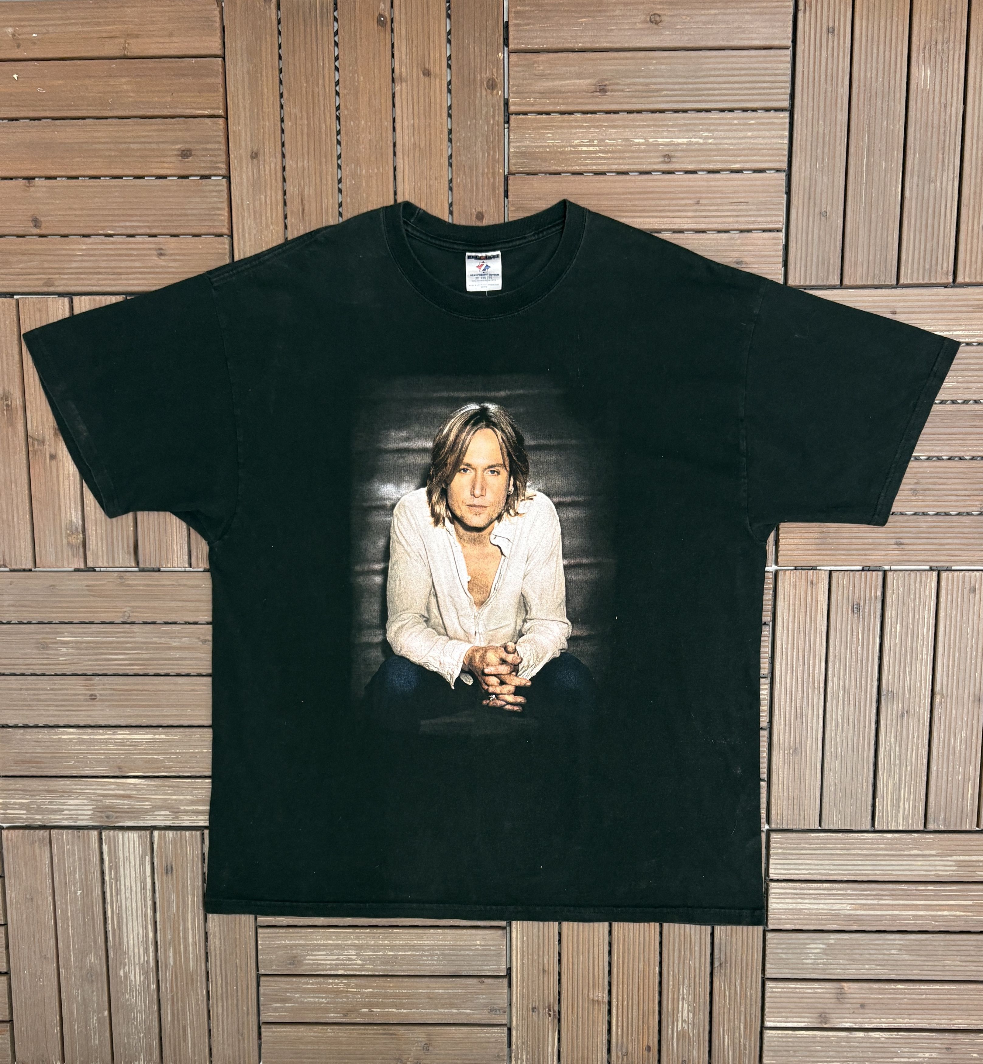 Vintage Keith Urban American Tour 2003 Vintage Black T-Shirt Tee Size US XXL / EU 58 / 5 - 1 Thumbnail