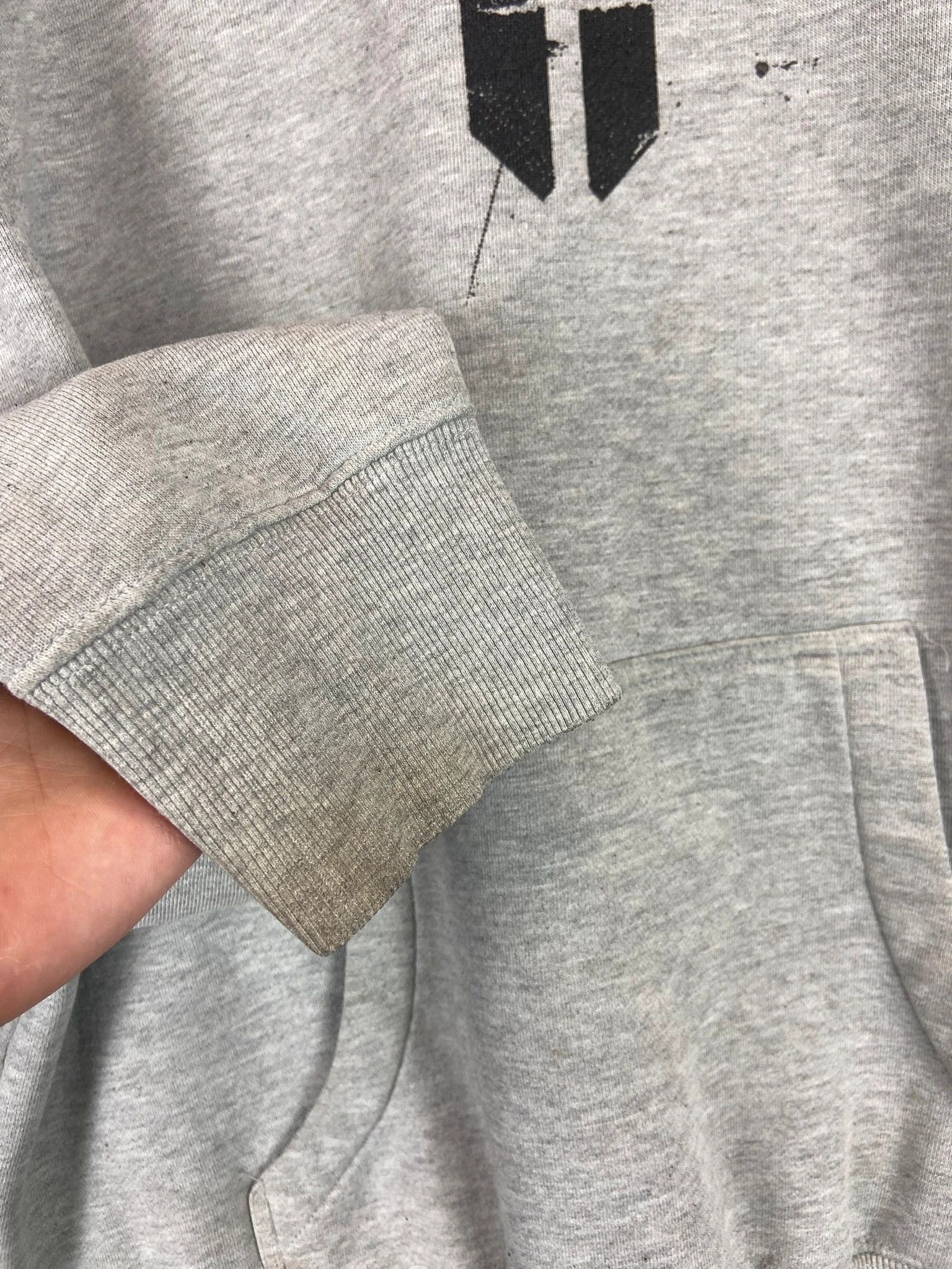 Fallen Fallen Skate Hoodie Grey XL Print Front Size US XL / EU 56 / 4 - 6 Thumbnail