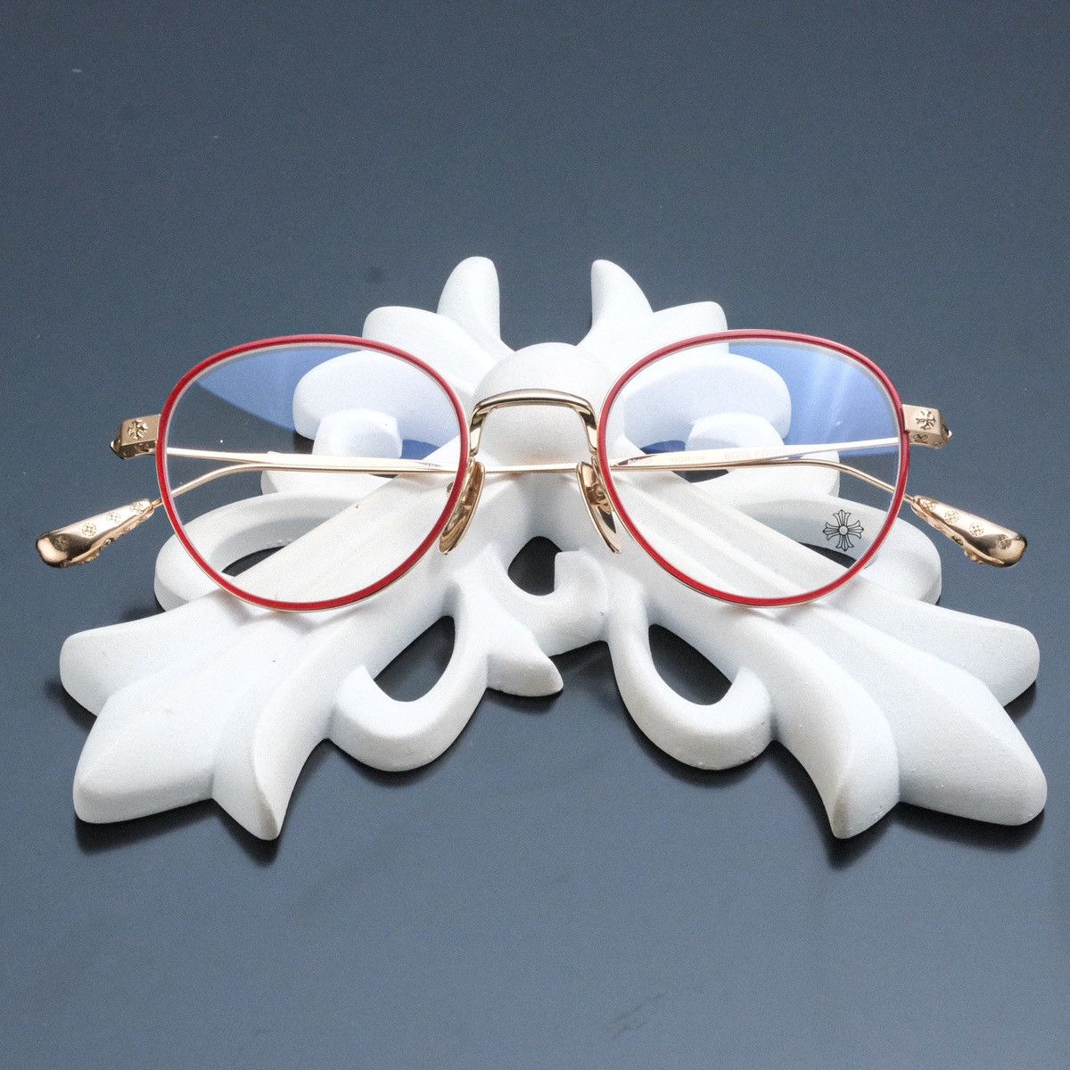 CHROME HEARTS BONE PRONE I GLASSES