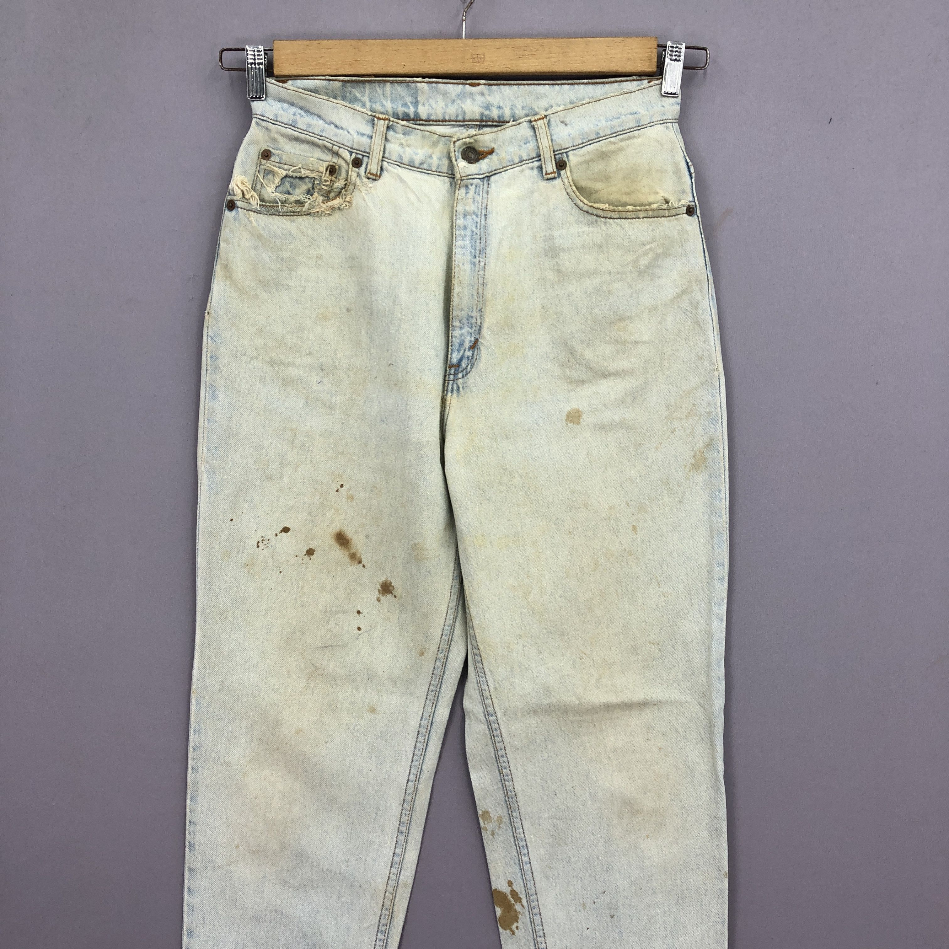 Levi's Vintage Levis Tapered Leg Jeans Dirty Rusty Denim BS47143 Size US 30 / EU 46 - 3 Thumbnail