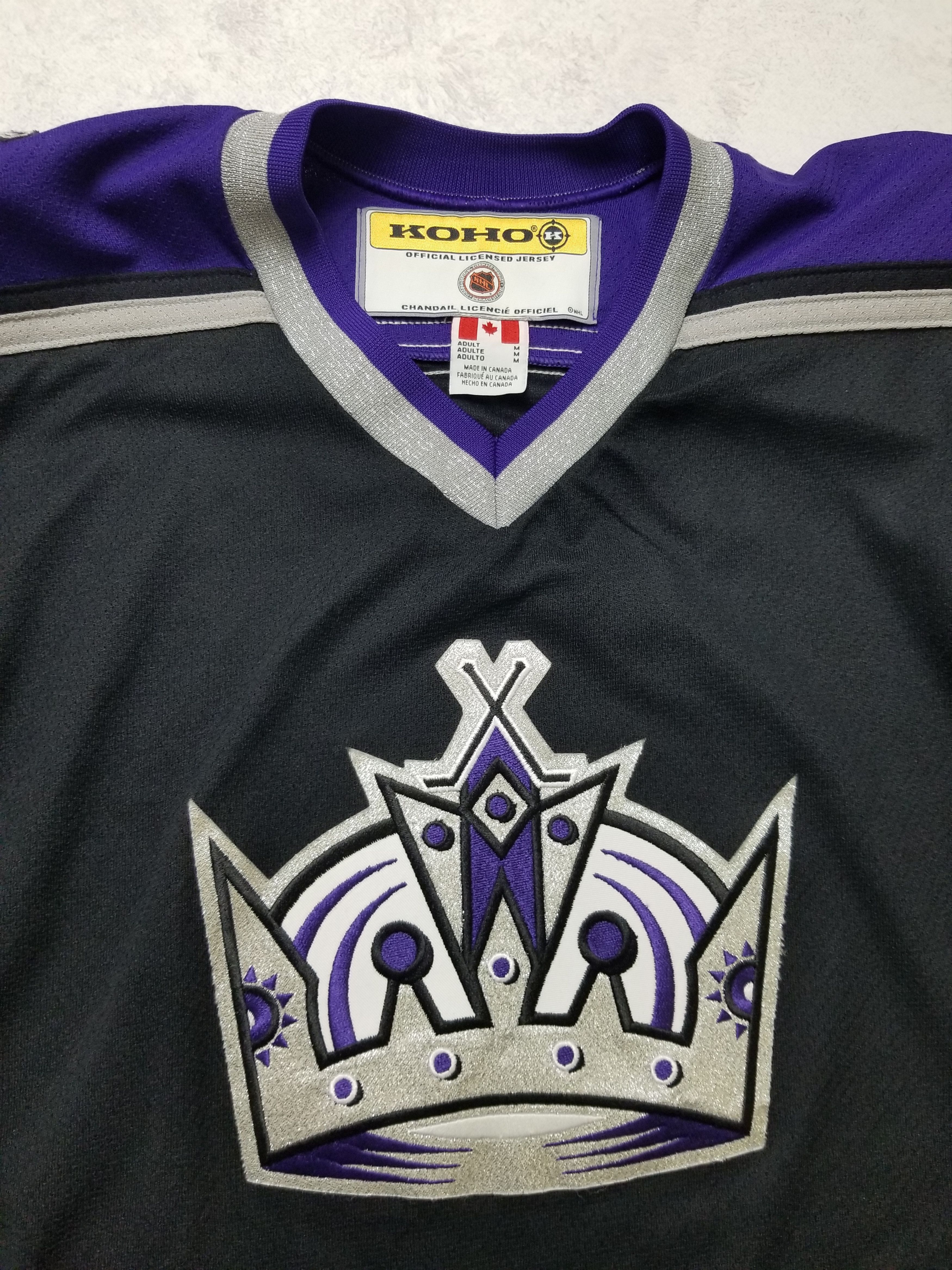 Koho Vintage KOHO Air Knit NHL Los Angeles LA Kings Crown Jersey Size US M / EU 48-50 / 2 - 13 Thumbnail