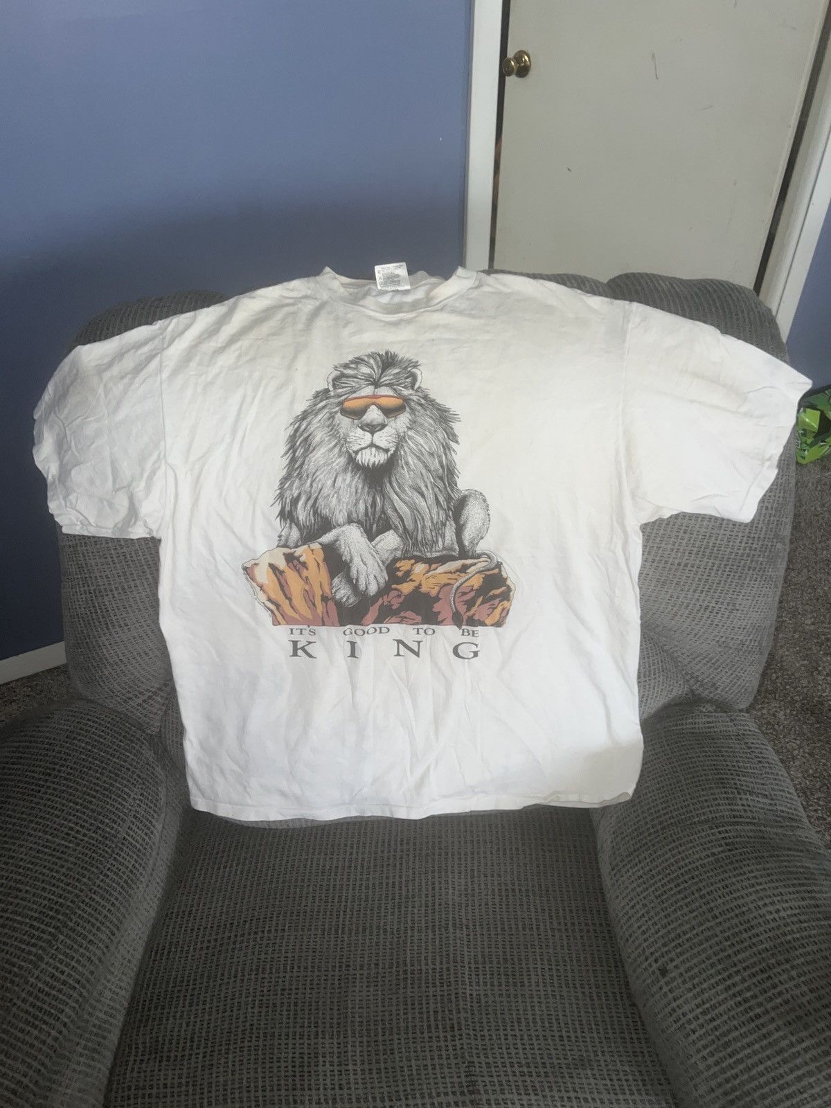Hypebeast PowerPro By Oneita It’s Good To Be King Tee Size US XXL / EU 58 / 5 - 1 Thumbnail
