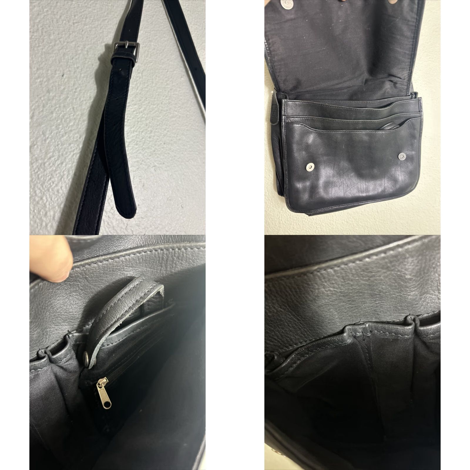 Express VINTAGE Harry And David Northwest Express Leather Messenger Bag Womens Size ONE SIZE - 8 Thumbnail