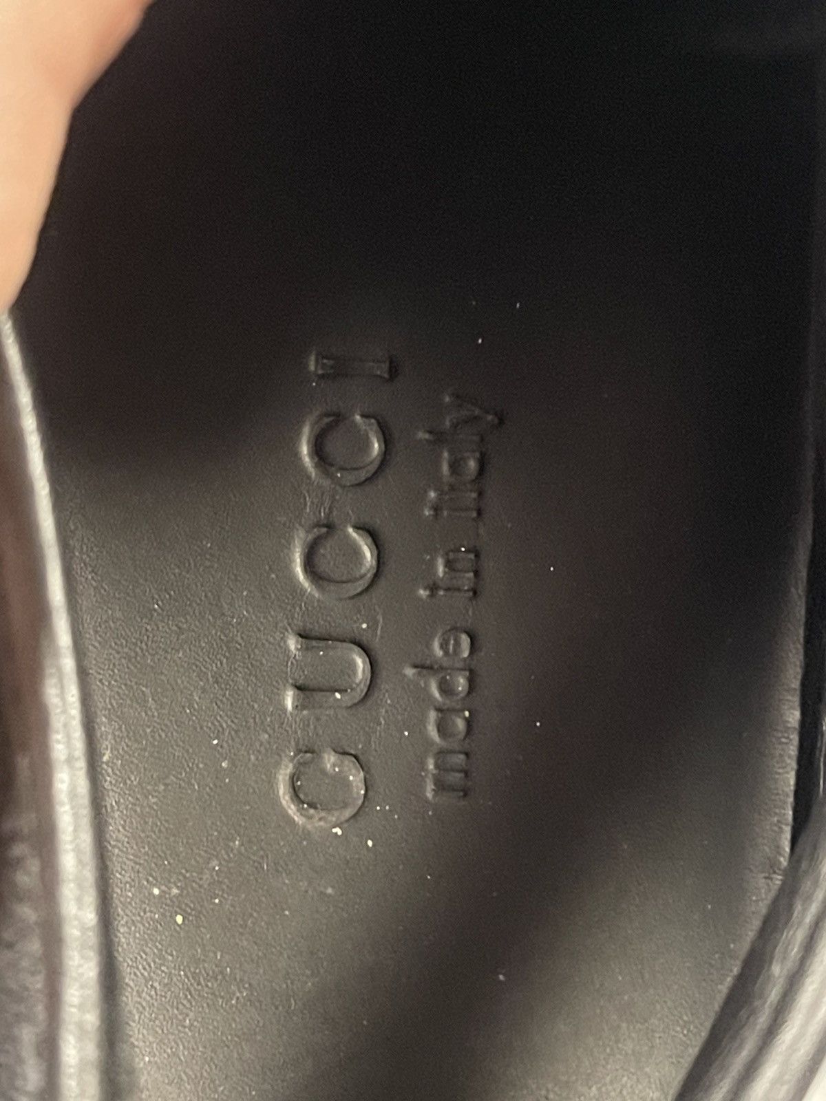 Gucci Size 8 - Gucci GG Mono Canvas Black Leather 426189 Size US 8 / EU 41 - 13 Thumbnail